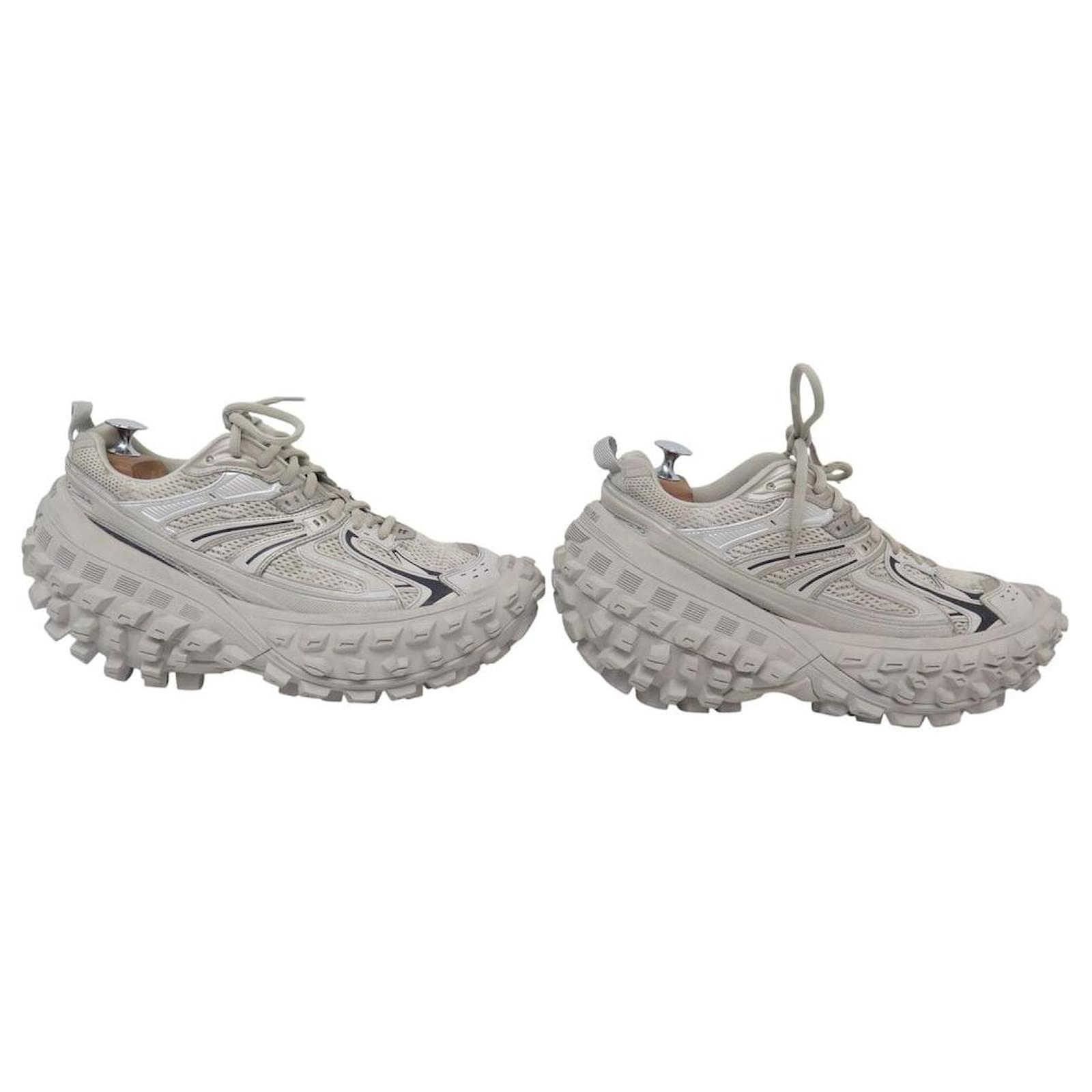 NEW BALENCIAGA BOUNCER 653870 SNEAKERS 40 41 FR GRAY Grey Leather