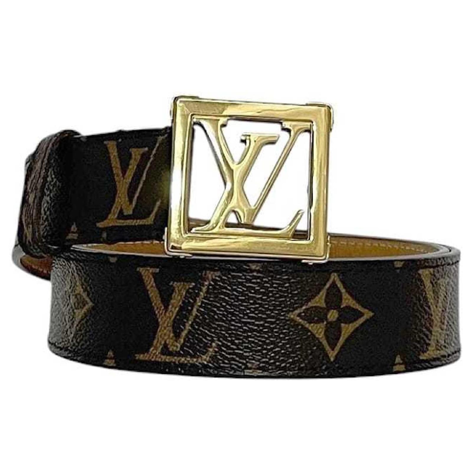 Vuitton Monogram Belt Outfit Louis Vuitton Brown Belt Women's