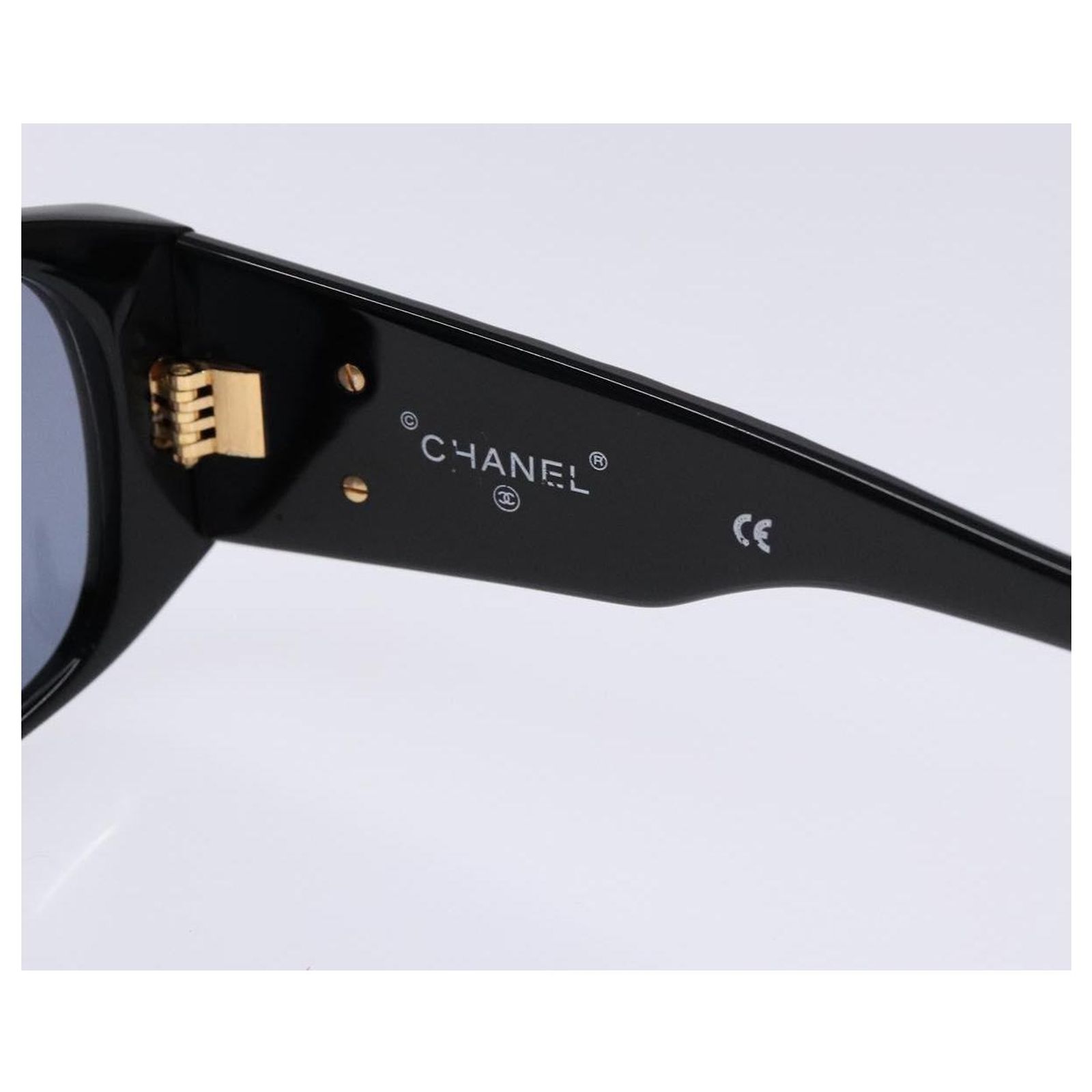 CHANEL Sunglasses plastic Black CC Auth yk19120 ref.2456133  display picture 1