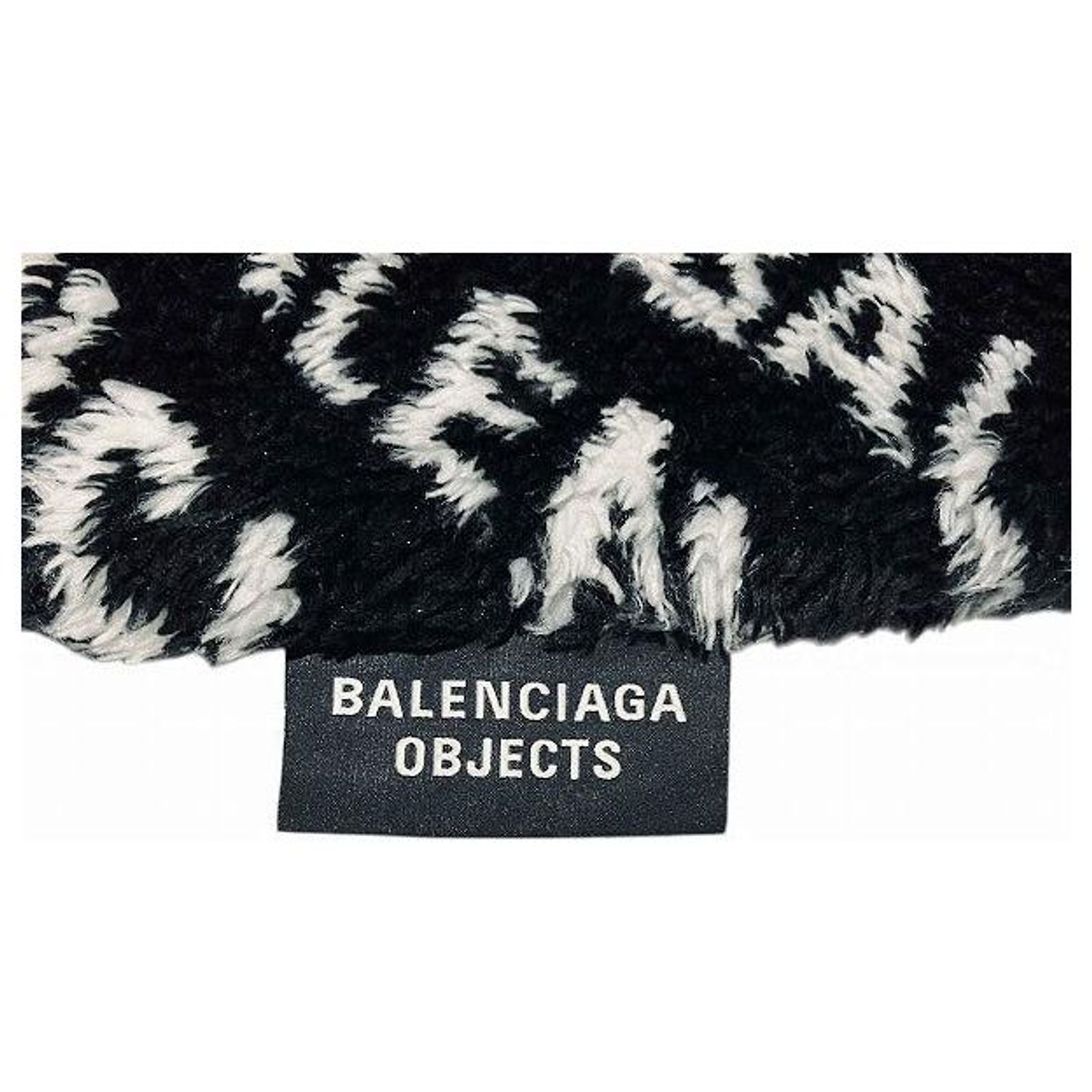 Balenciaga Allover Logo Acrylic Polyester Blanket ref.2456681