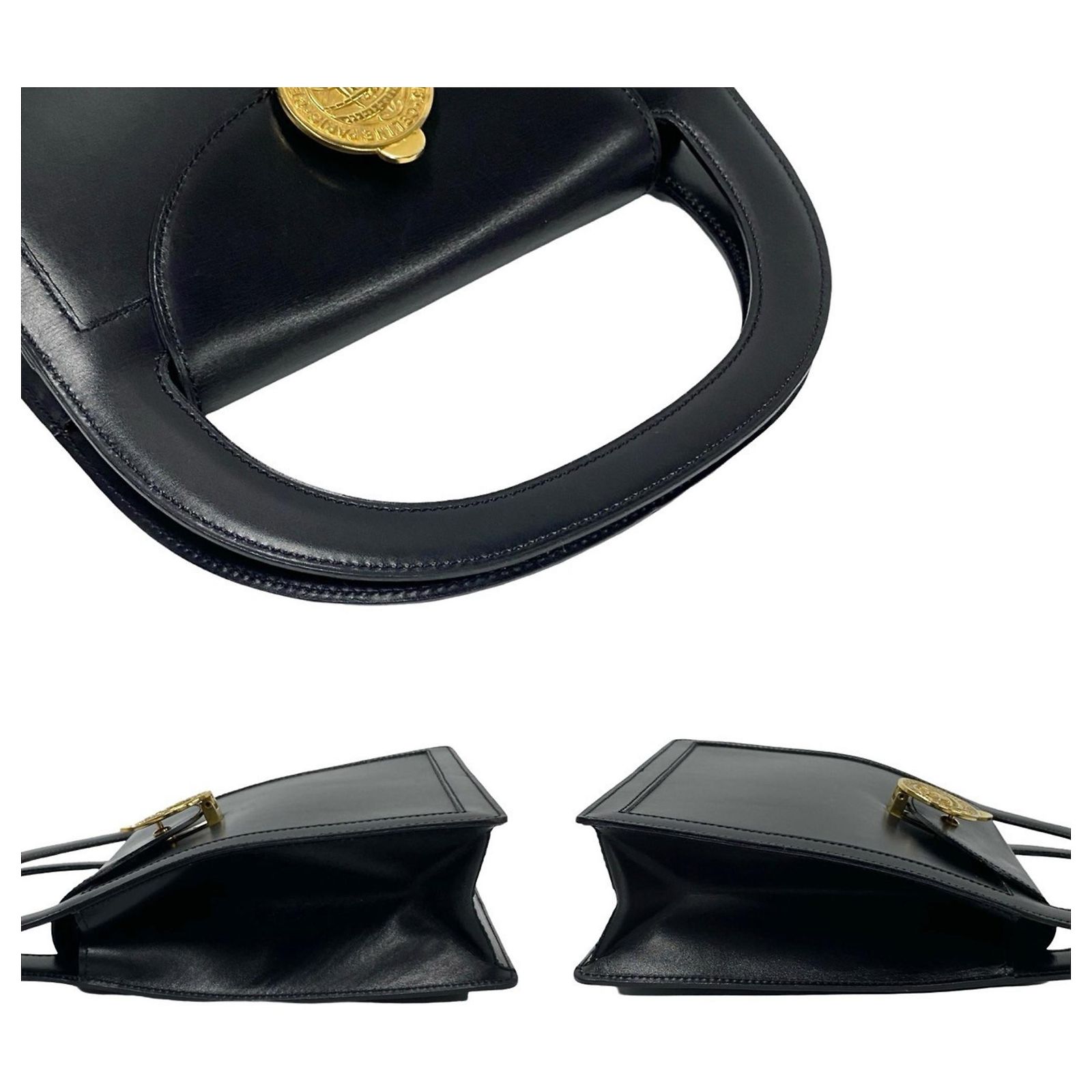 Sac à Main Femme Noir Globe - Joli Modèle Classique - Neuf Avec étiquettes