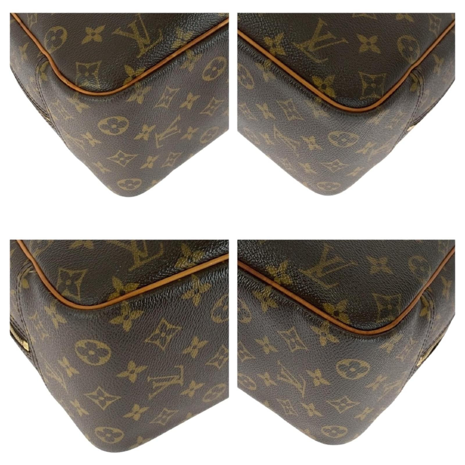 Louis Vuitton Monogram Deauville Handbag Brown Plastic ref.2459844