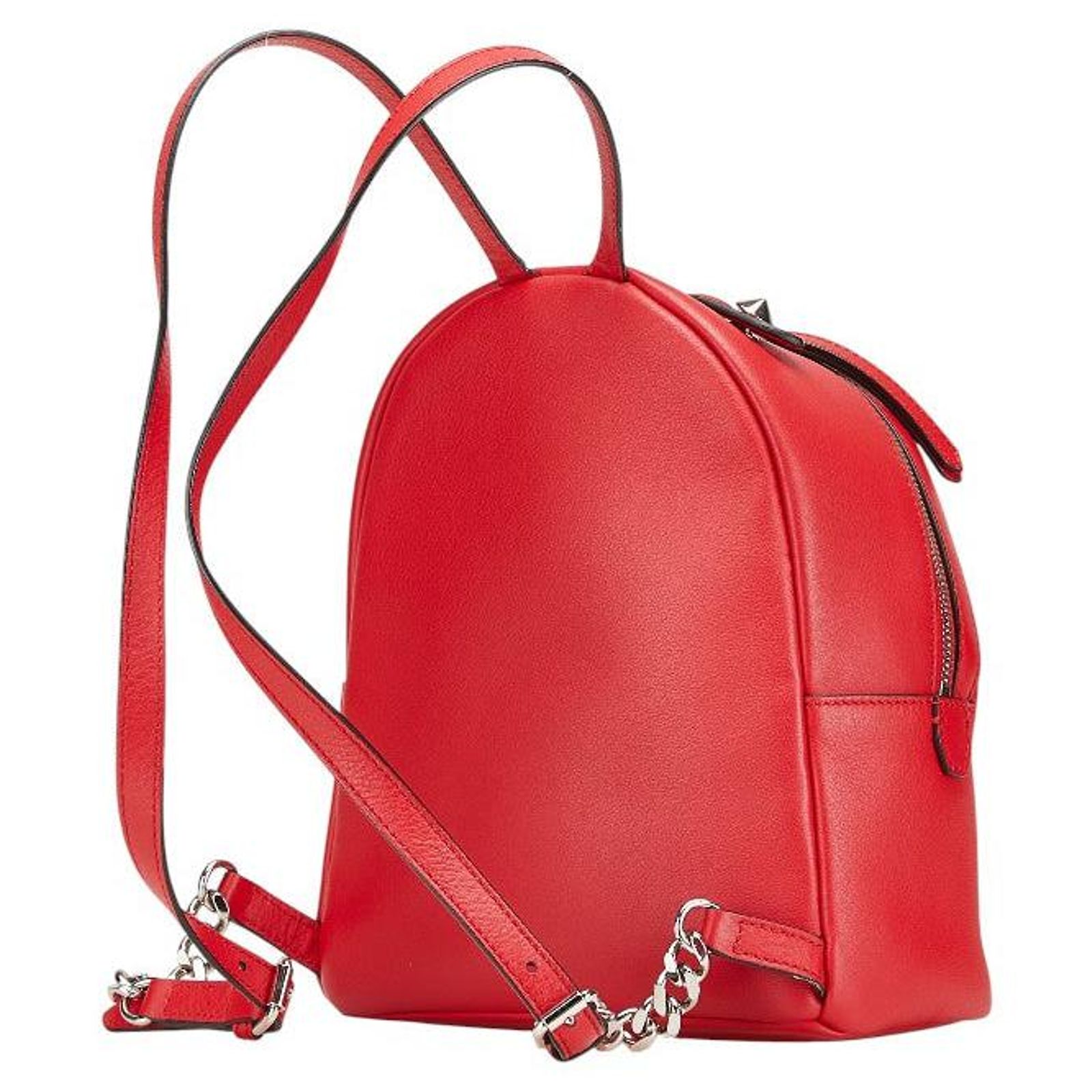 Fendi Studs Leather Backpack Red ref.2460547 - Joli Closet
