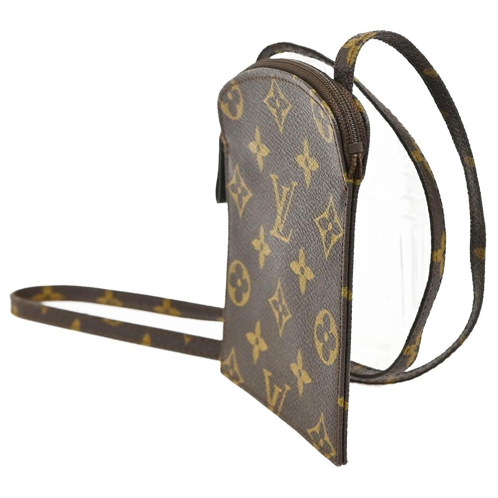 Louis Vuitton Pochette Secret Monogram Canvas Brown Cloth Ref2462320 
