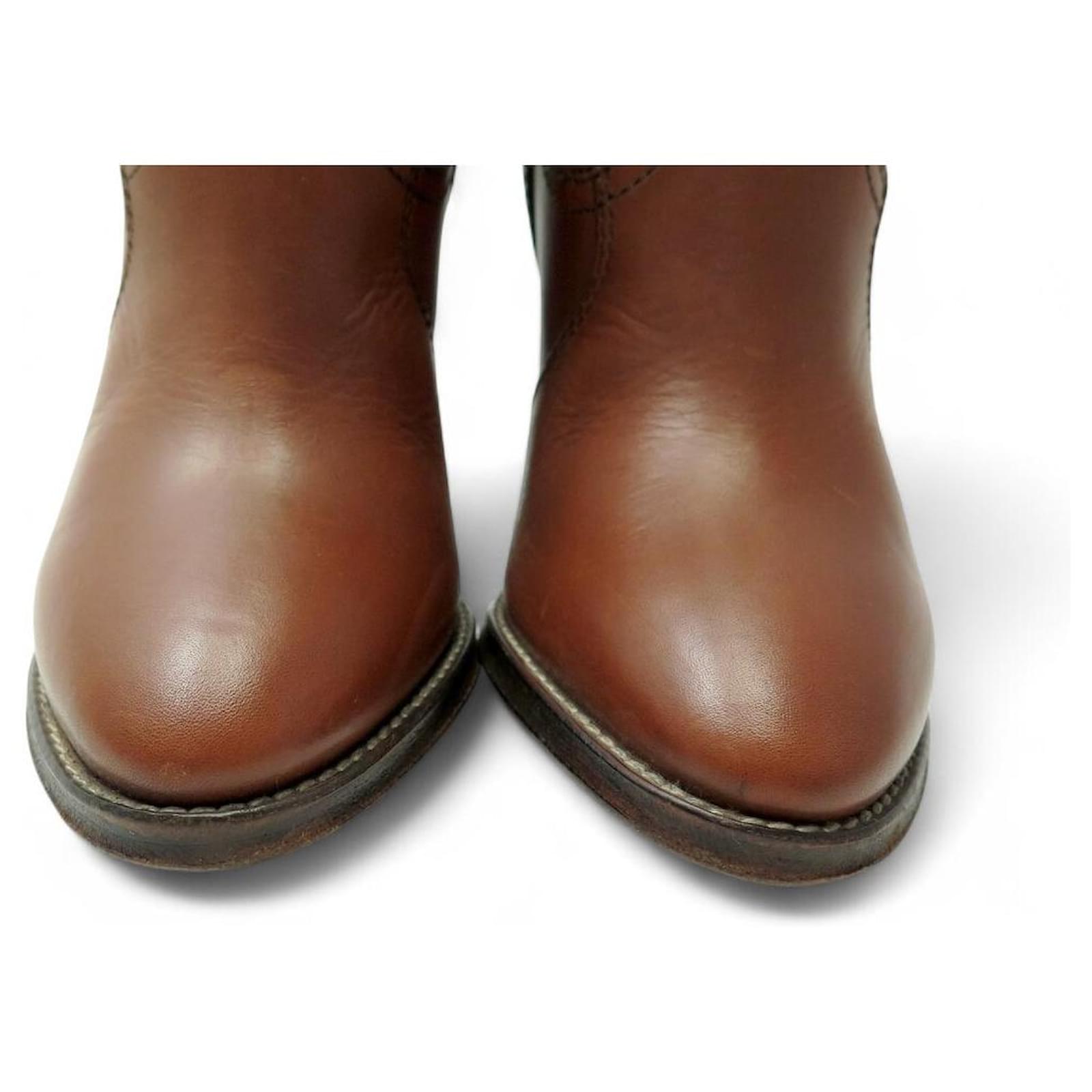 Leather Pinto Di Blu Cognac Pinto Di Blu Store