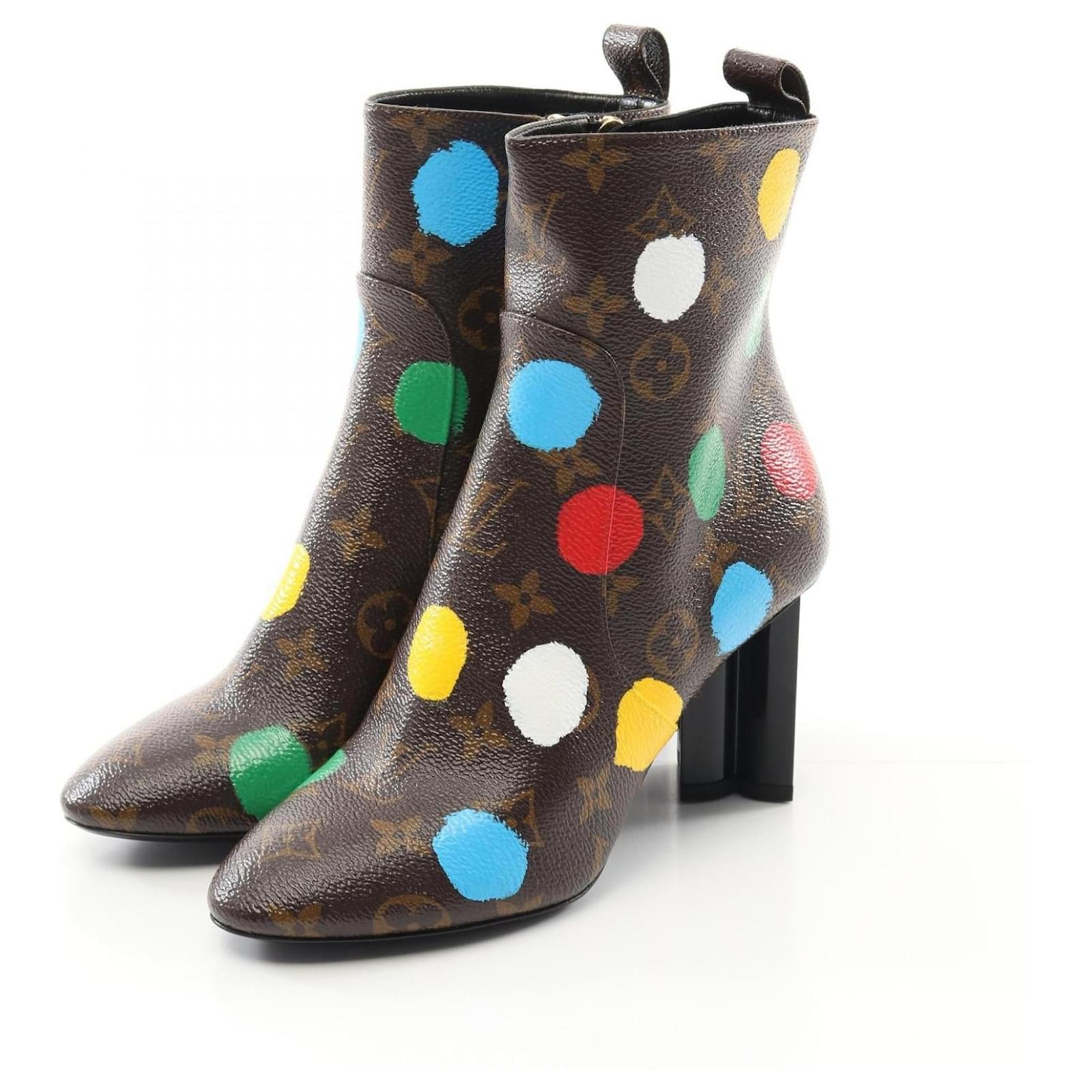 Stivali Monogram Louis Vuitton × Yayoi Kusama Edizione Limitata