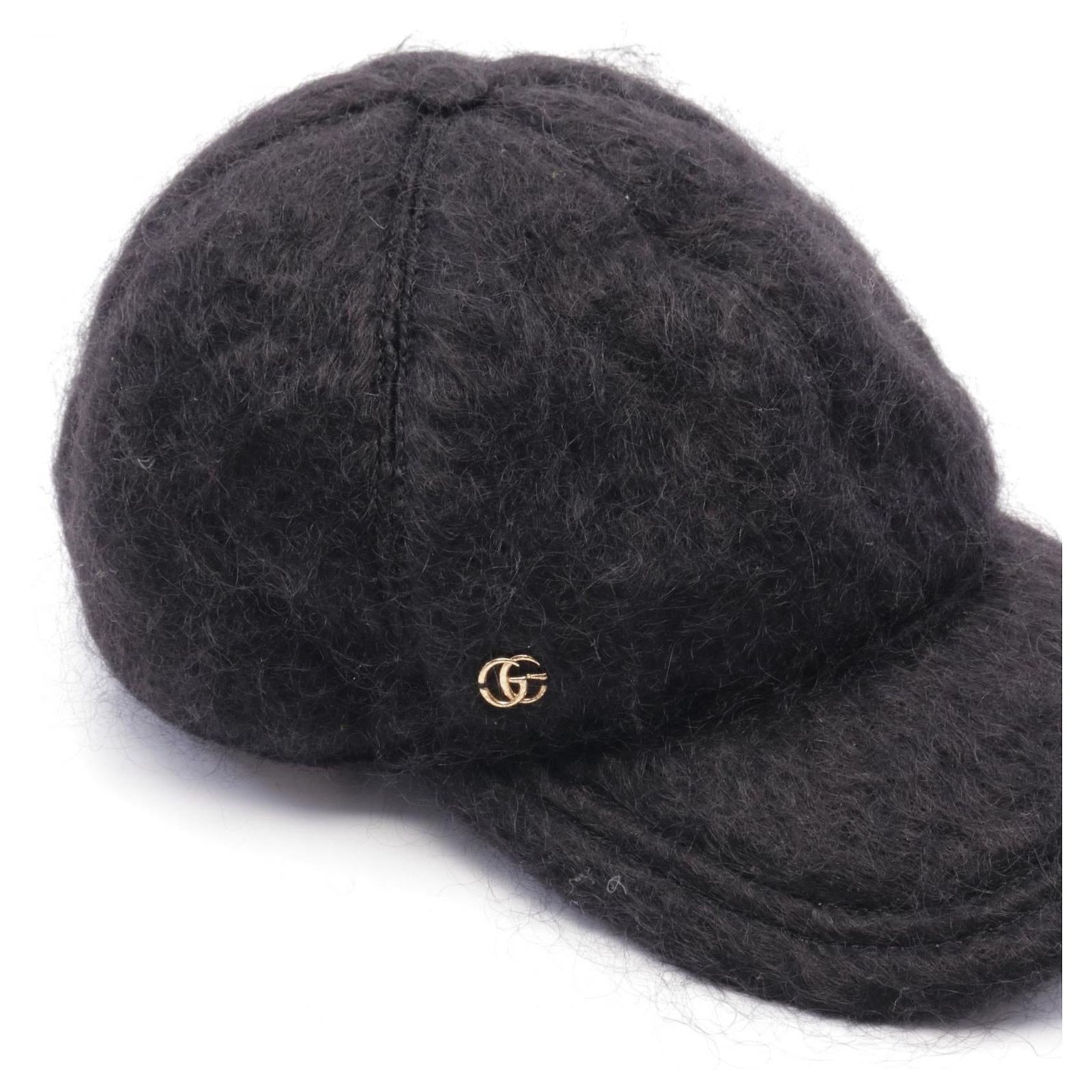 Gucci Mohair Baseball Cap Black ref.2469450 - Joli Closet display picture 2