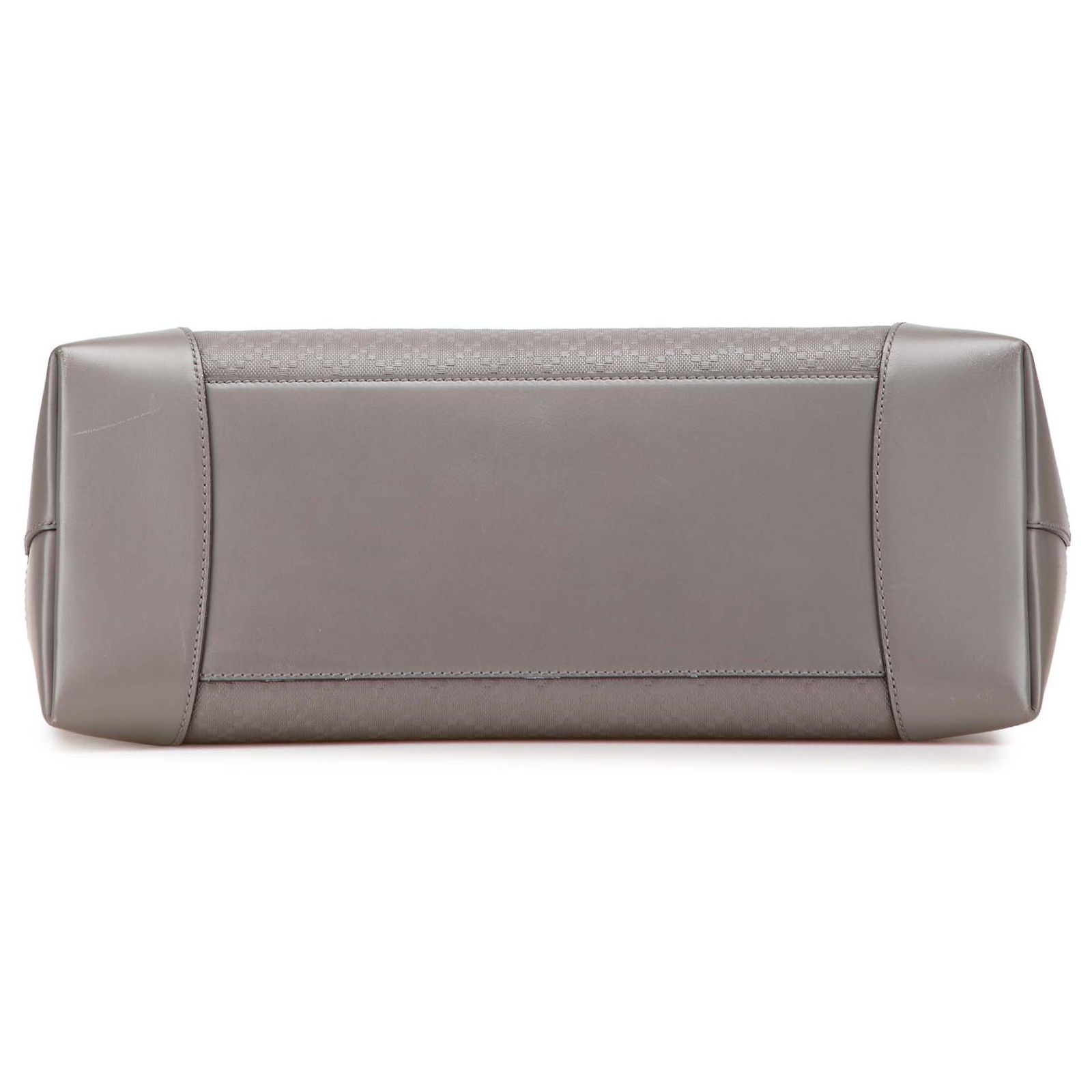 Gucci Gray Diamante Leather Bright Hilary Lux Tote Brown Pony-style ...