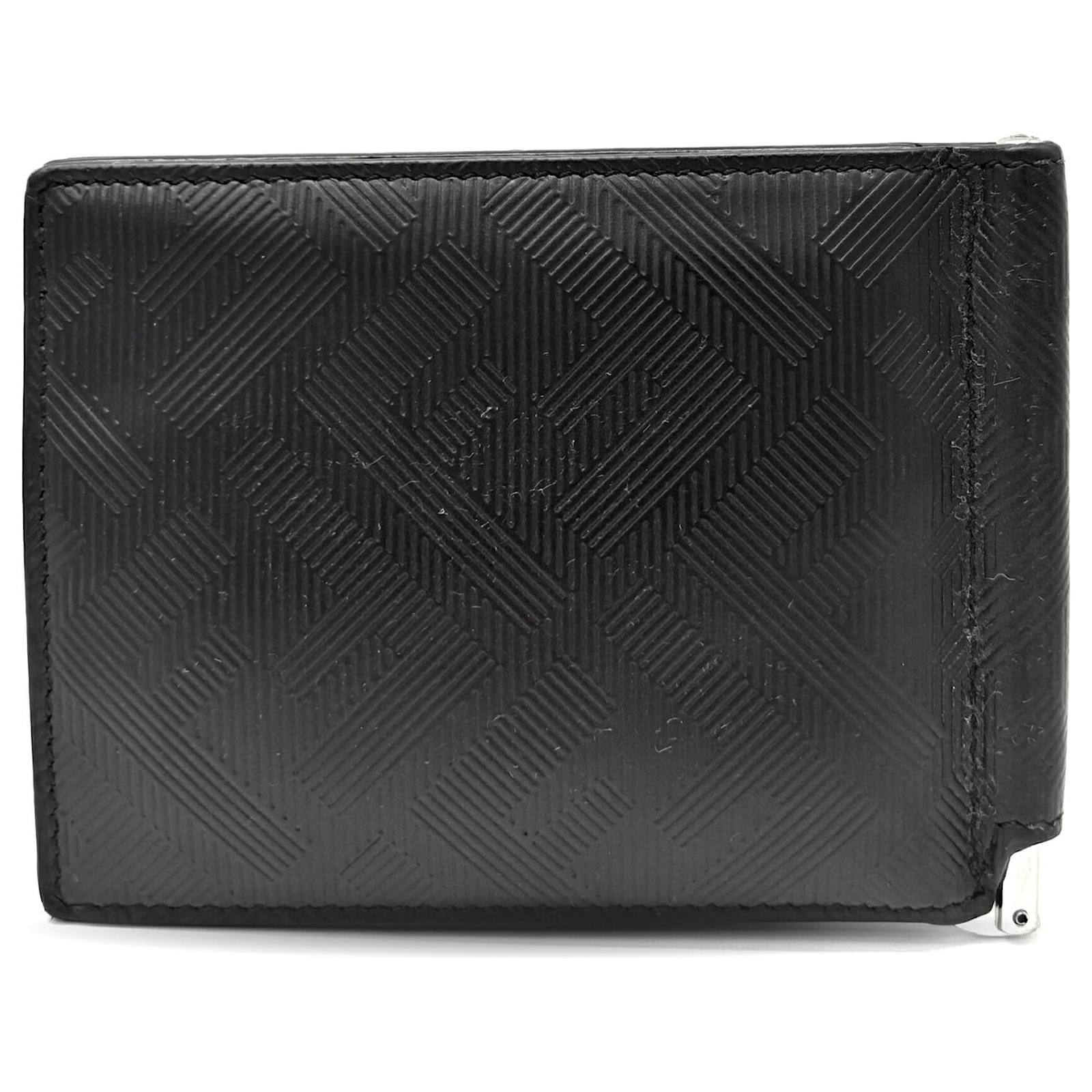 Fendi Men's Leather Money Clip Black Joli Closet - Main Image