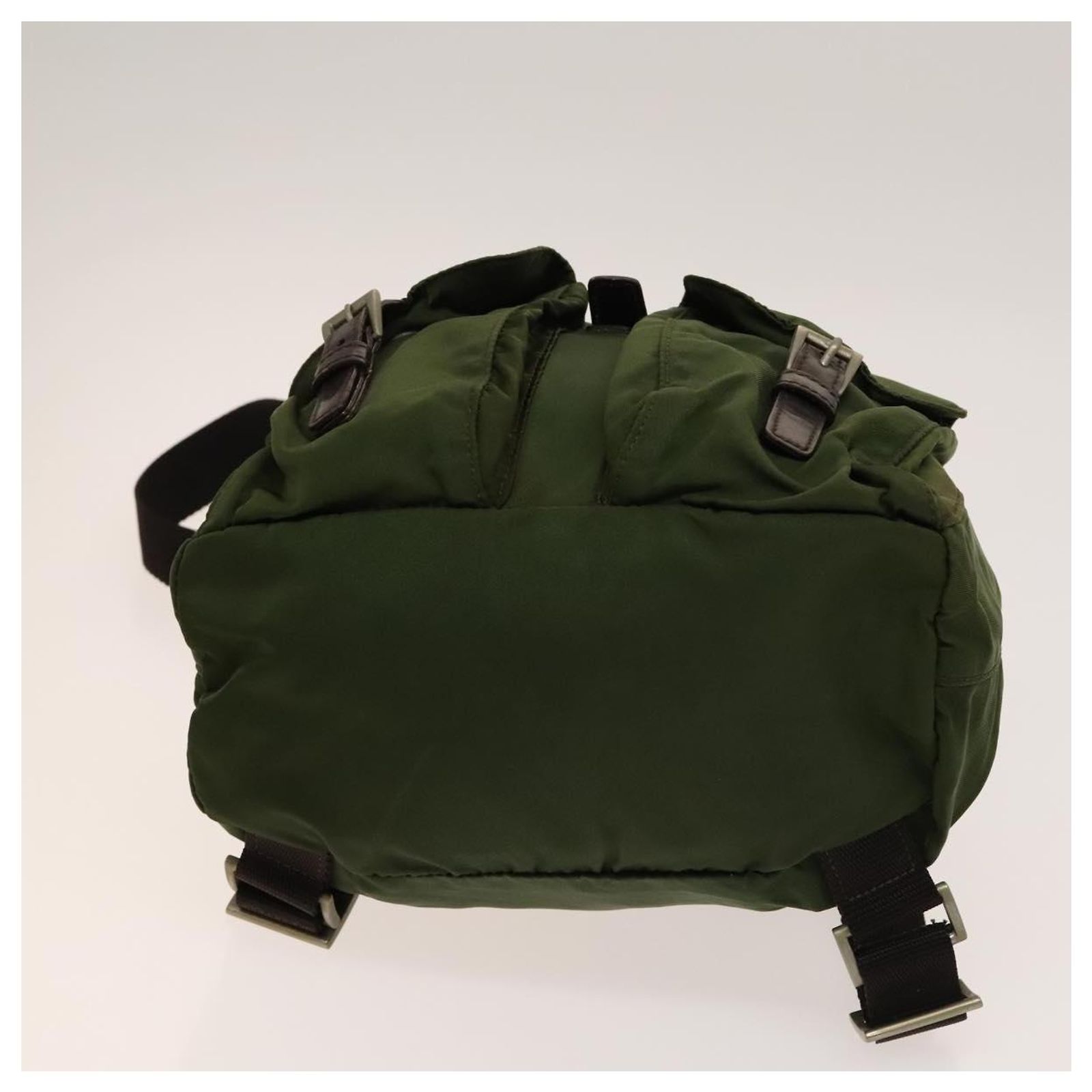 PRADA Backpack Nylon Khaki Auth th6262 PRADA Backpack Nylon Khaki Auth th6262 ref.2471593 - Joli Closet main image 3