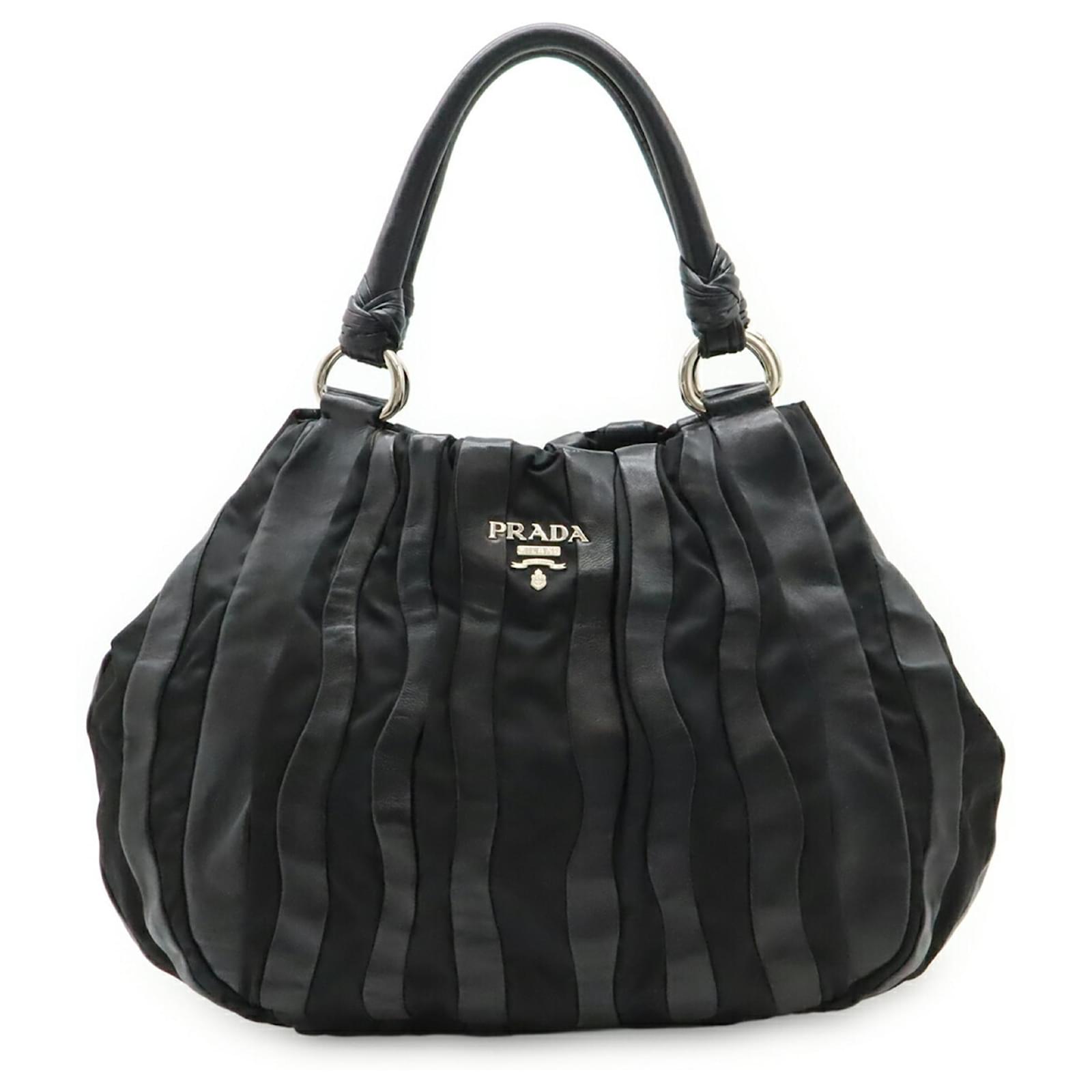 バッグ PRADA CRIMSON STRIPE LEATHER HAND BAG PRADA CRIMSON STRIPE LEATHER HAND BAG