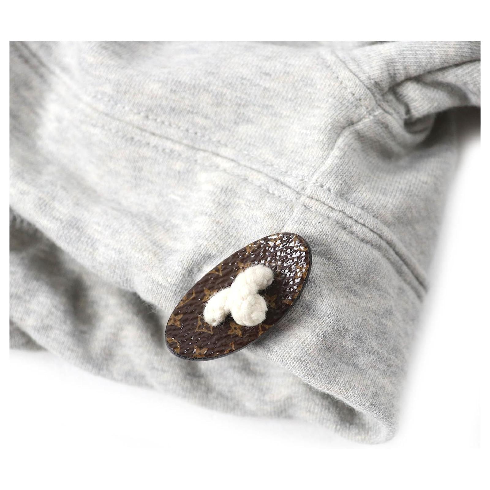 Louis Vuitton トラベルスタンプクロップフーディ Louis Vuitton Flight mode Travel Stamp Crop Hoodie Cotton Hoodie