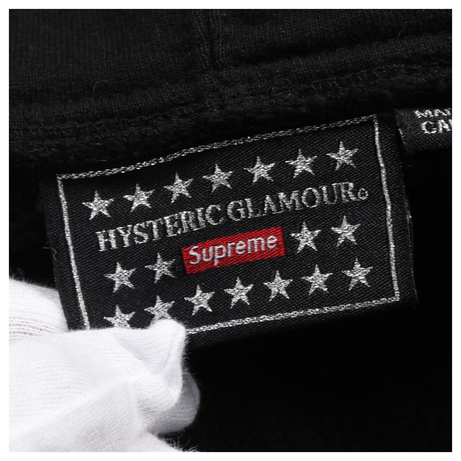 Supreme Supreme × Hysteric Glamour Patches Zip Up Sweatshirt 