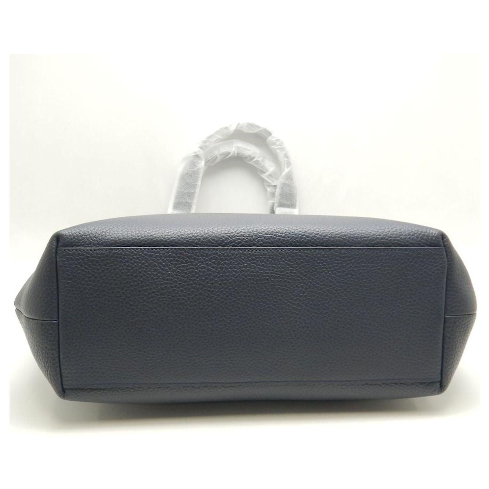 Coach Hamilton Pebble Leather Tote Bag Blue ref.2480849 - Joli Closet