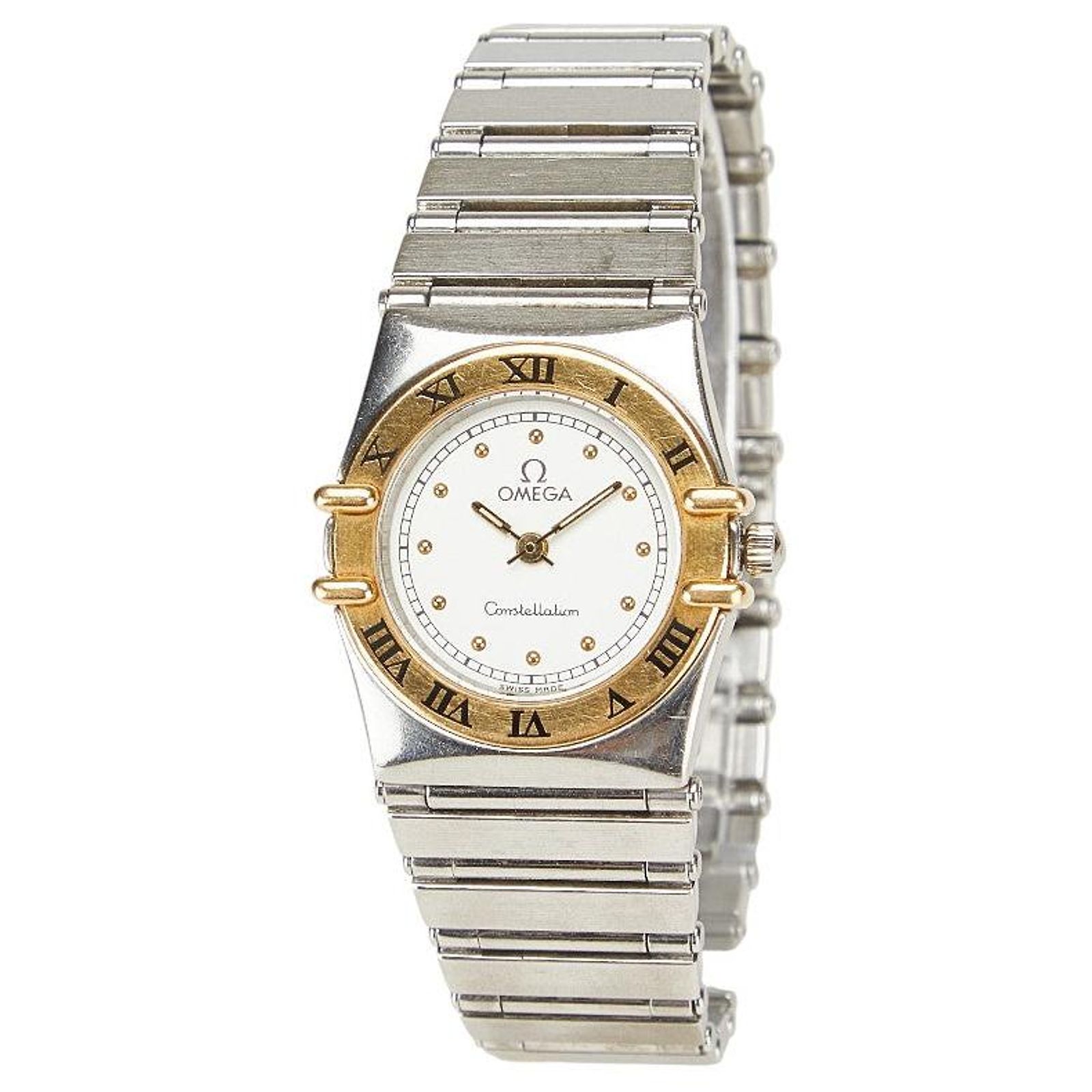 Omega Constellation Stainless Steel Yellow Gold Silvery Metal ref ...