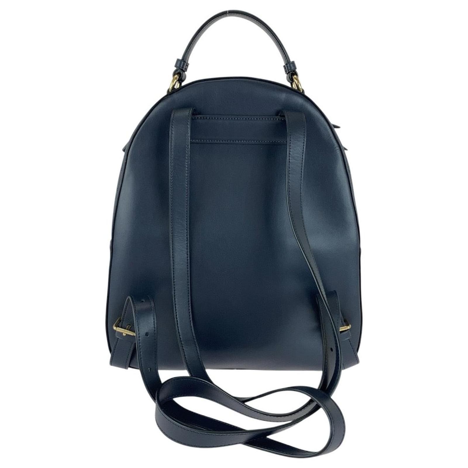 coach backpack blue leather Jordyn  Like New Stay organized with multiple storage options Leather backpack Coach Blue in