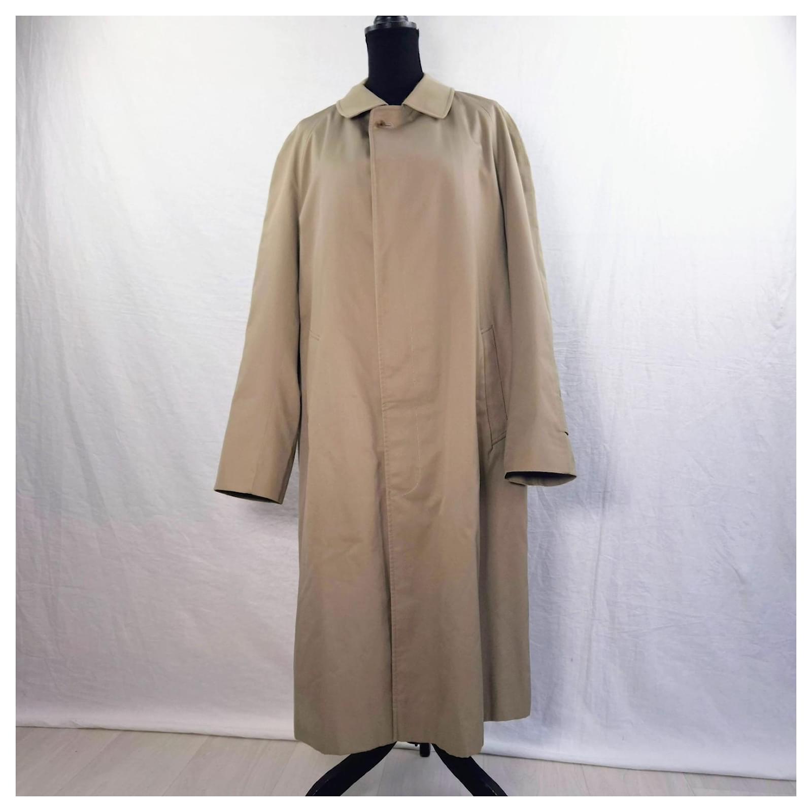 90s vintage Aquascutum trench coat Beige Cotton Joli