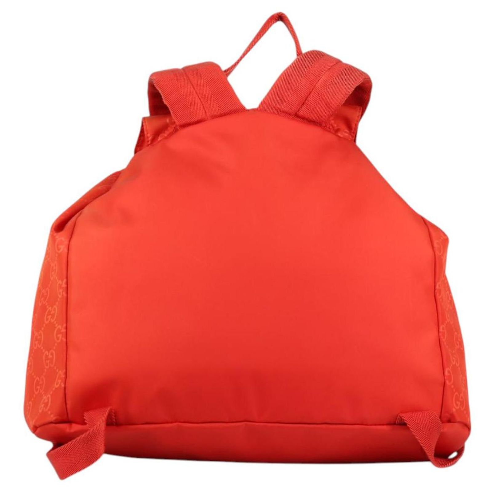 GUCCI Backpack Nylon Orange Silver Auth hk3123 Gucci Off The Grid Backpack Orange in Econyl Nylon with  main image 4