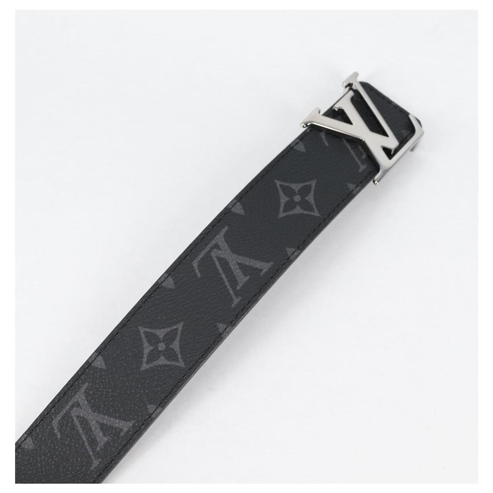 LOUIS VUITTON Eclipse 35 MM Ceinture LV Printed Initials Belt Amazon.com: Louis Vuitton, Pre-Loved Monogram Eclipse  main image 3