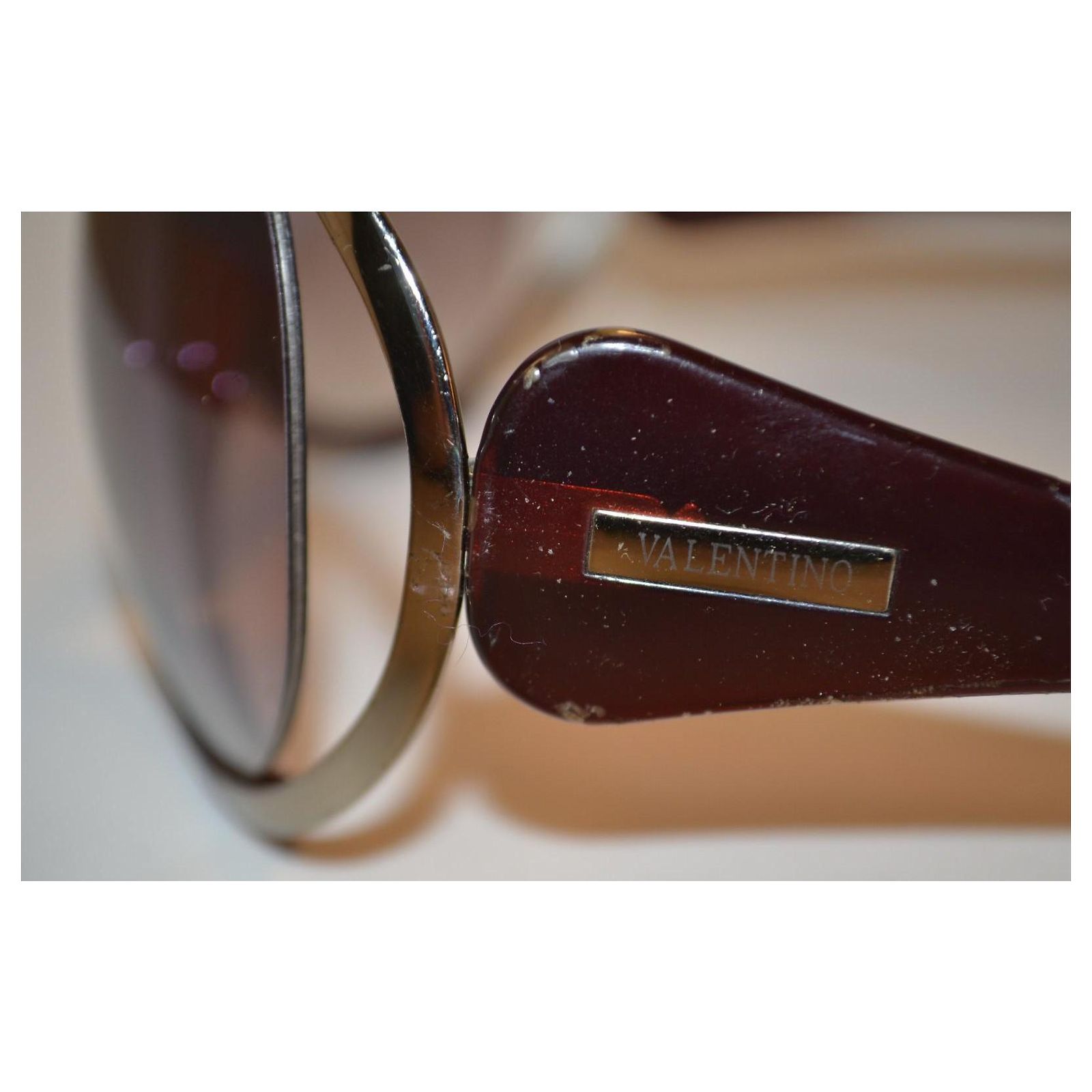 Valentino Garavani sunglasses Dark red Plastic ref.2488600 