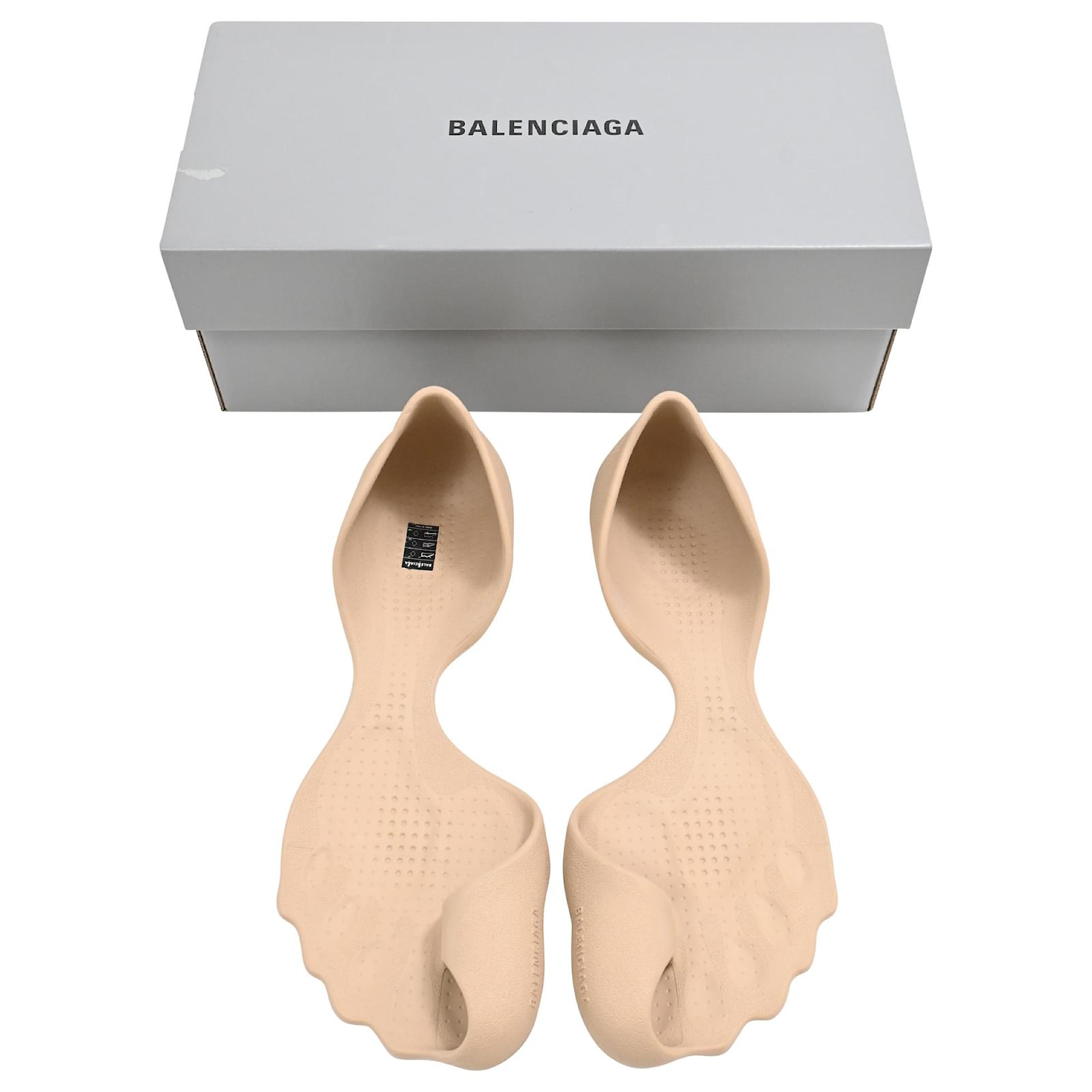 Balenciaga Zero Sneakers in Beige Polyethylene Plastic ref