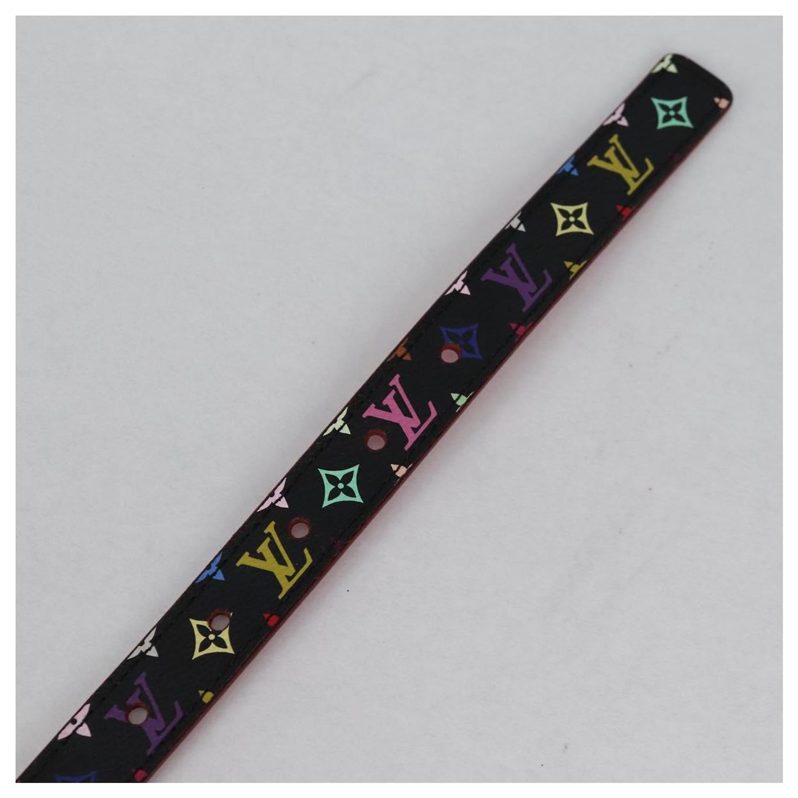 LOUIS VUITTON Multicolor Ceinture Printed Initials Belt 