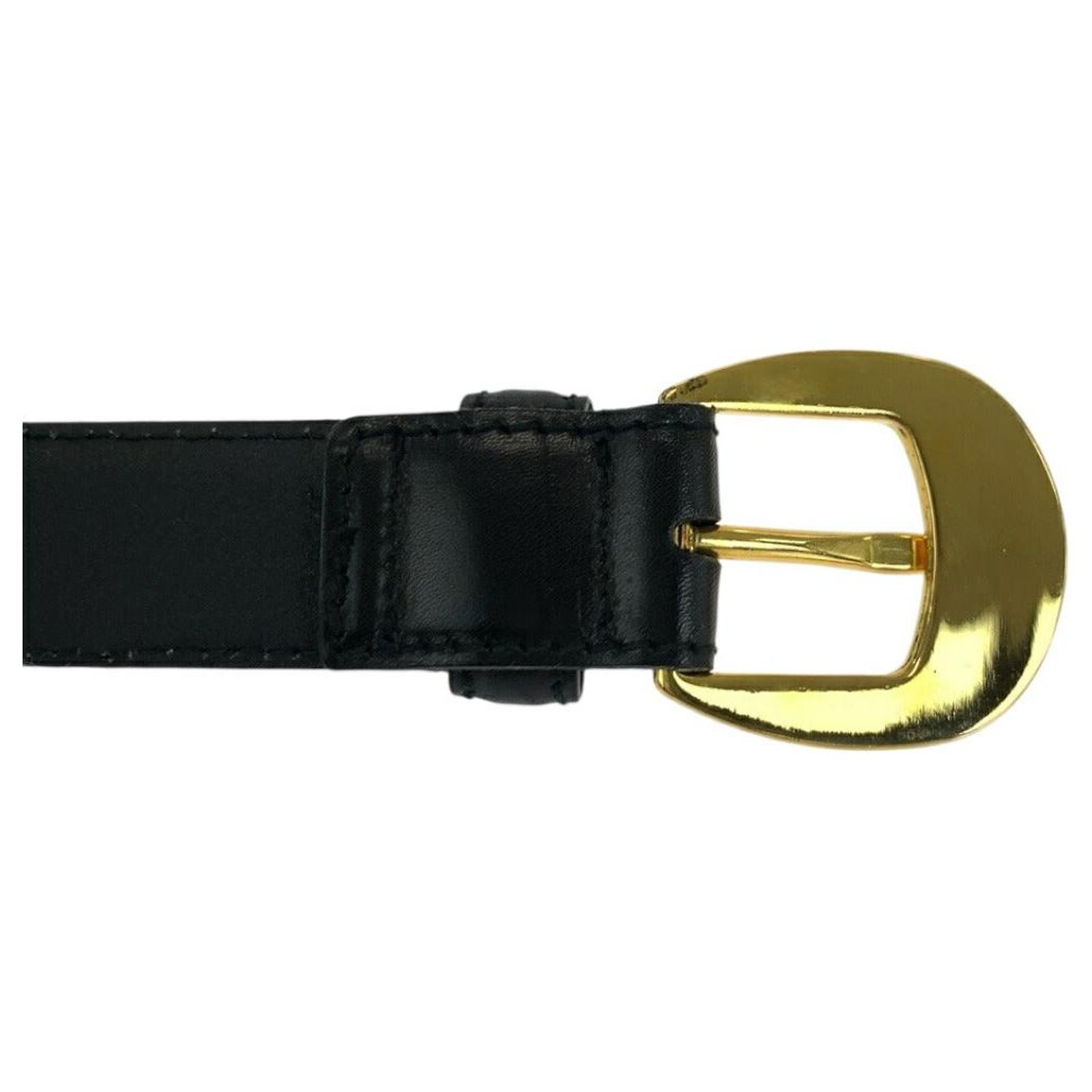 Salvatore Ferragamo 236089 Leather Belt Black ref.2495258  display picture 2