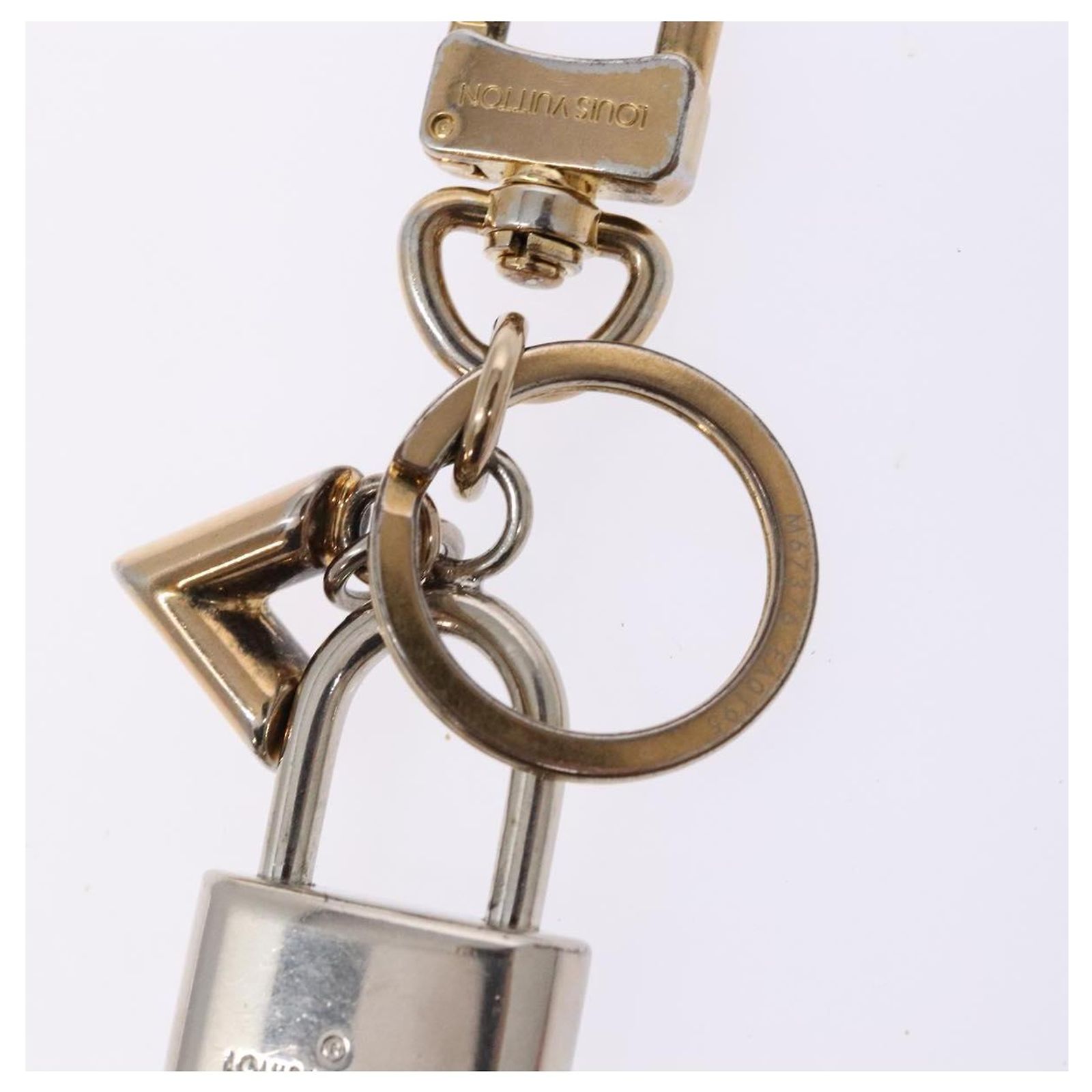 LOUIS VUITTON Bag Charm Caleido V Padlock Charm metal Gold M67376