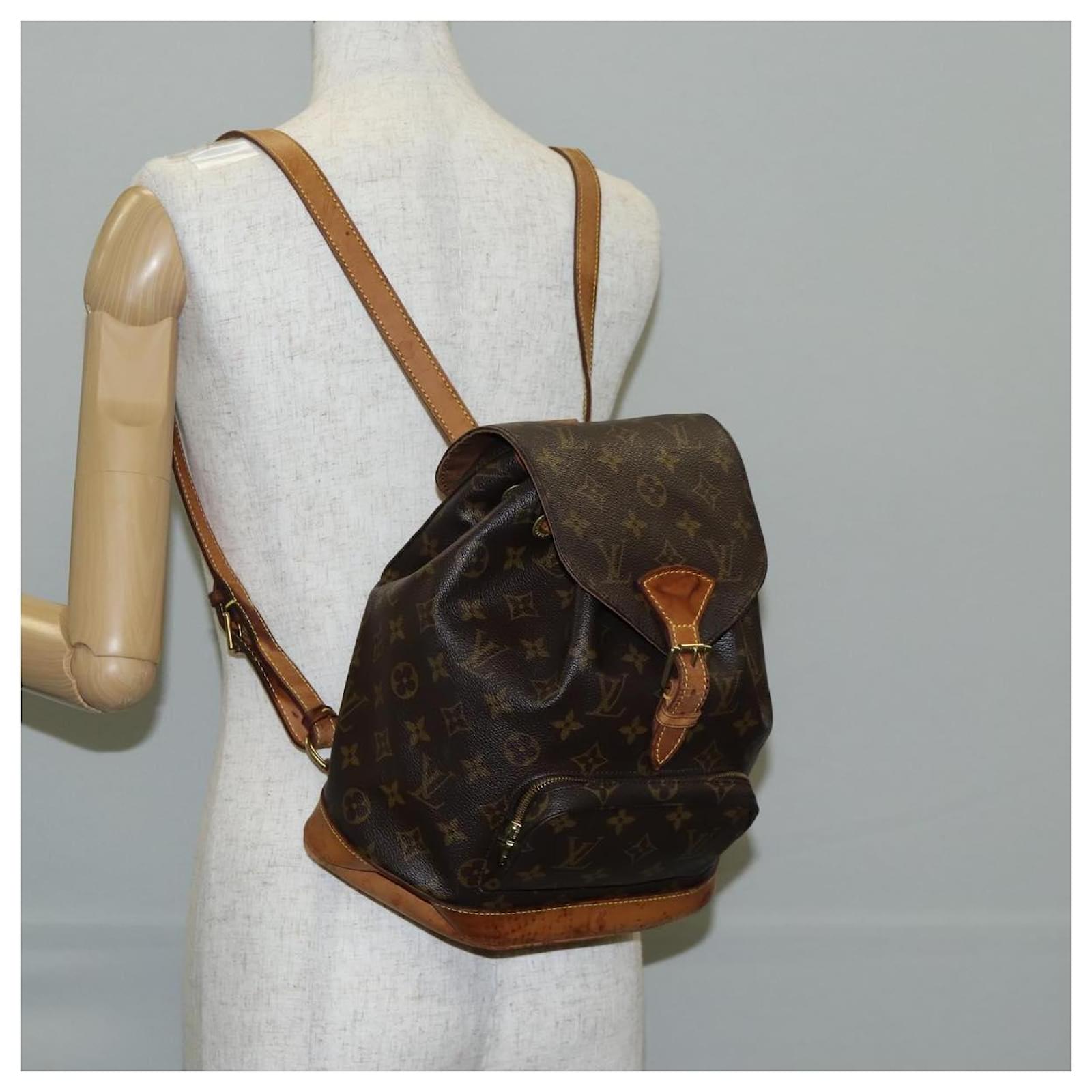 LOUIS VUITTON Monogram Montsouris MM Backpack M51136 LV Auth  display picture 1