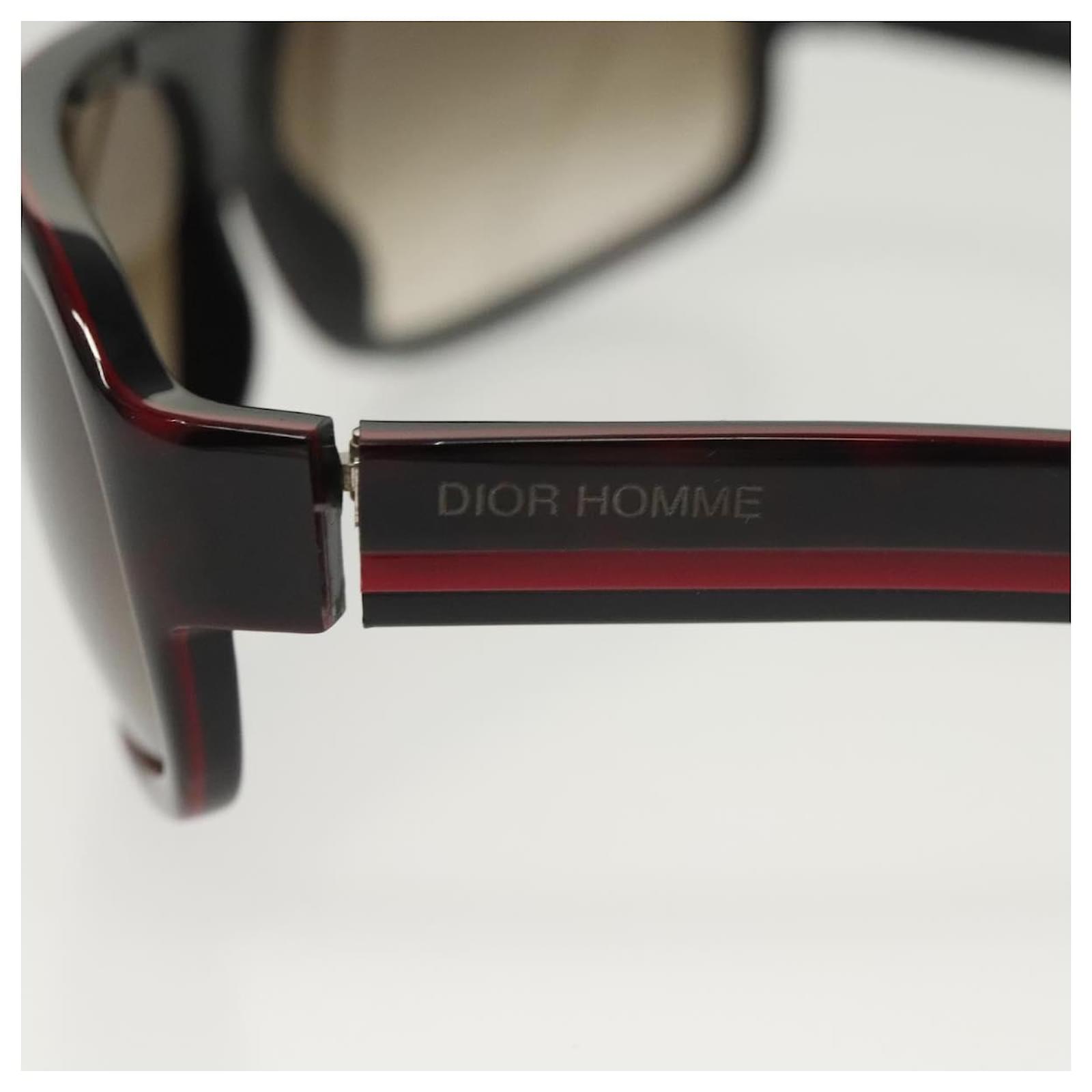 Christian Dior Dior HOMME Sunglasses Plastic Red Auth am8951 ref