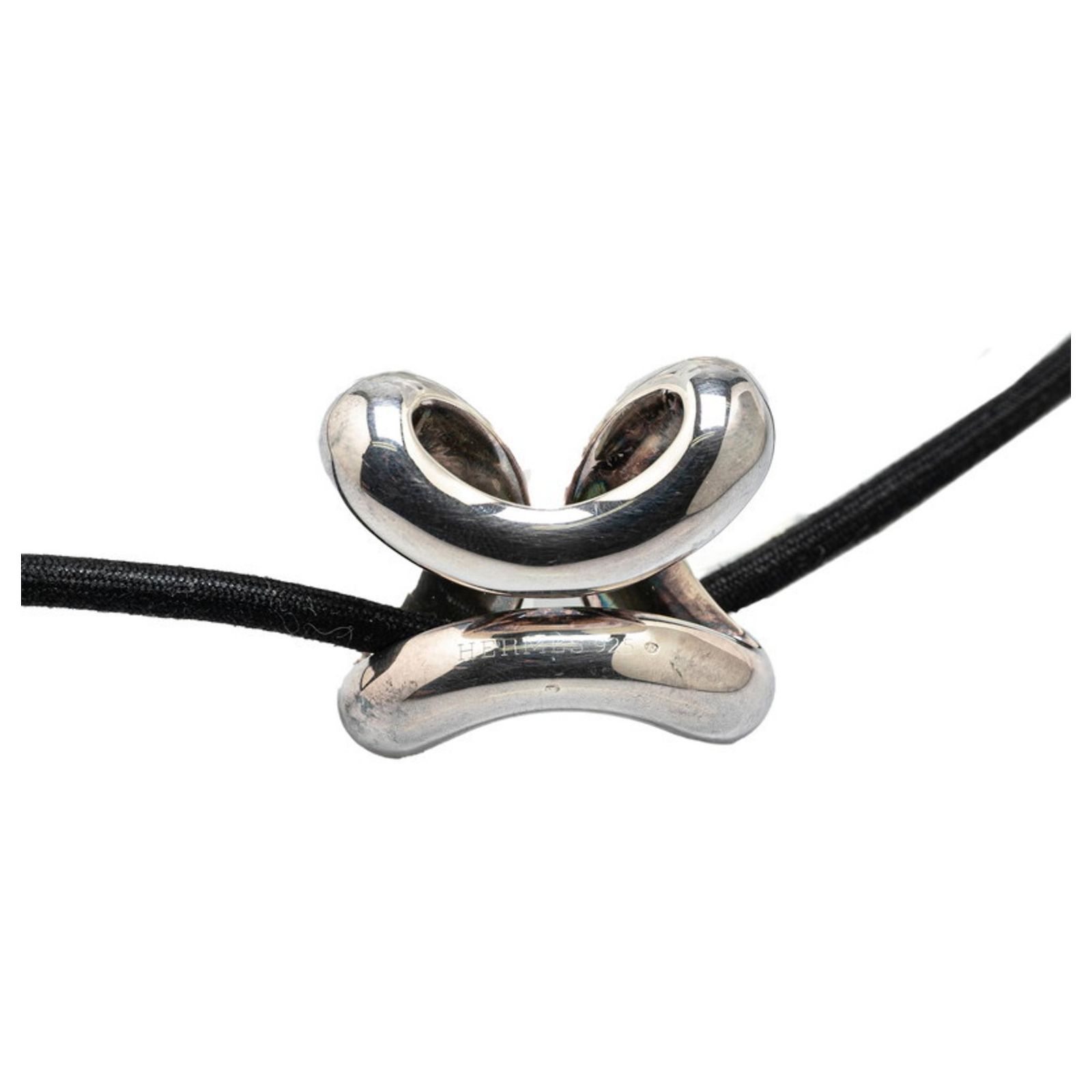 Hermès Lima GM Pendant Necklace Silvery Silver ref.JC2497616 (Sold 