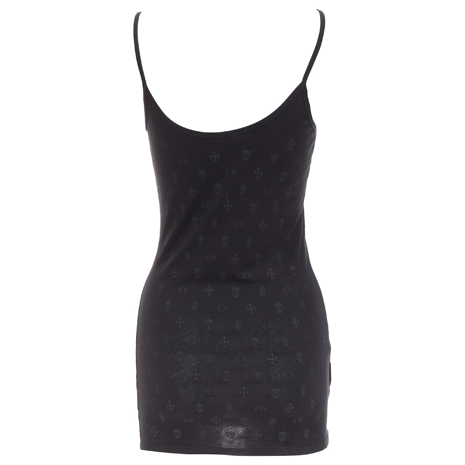 chrome heart dress black Bella Hadid Wears Black Leather Dress to Chrome Hearts x Bella Party