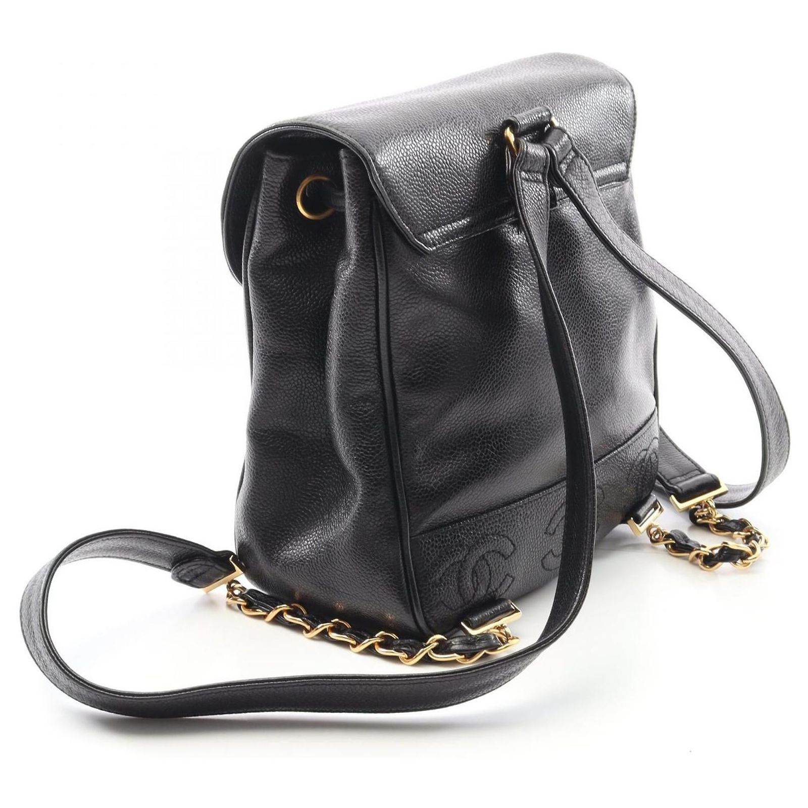 Chanel Triple Coco Calf Chain Backpack (Sold) - Joli Closet