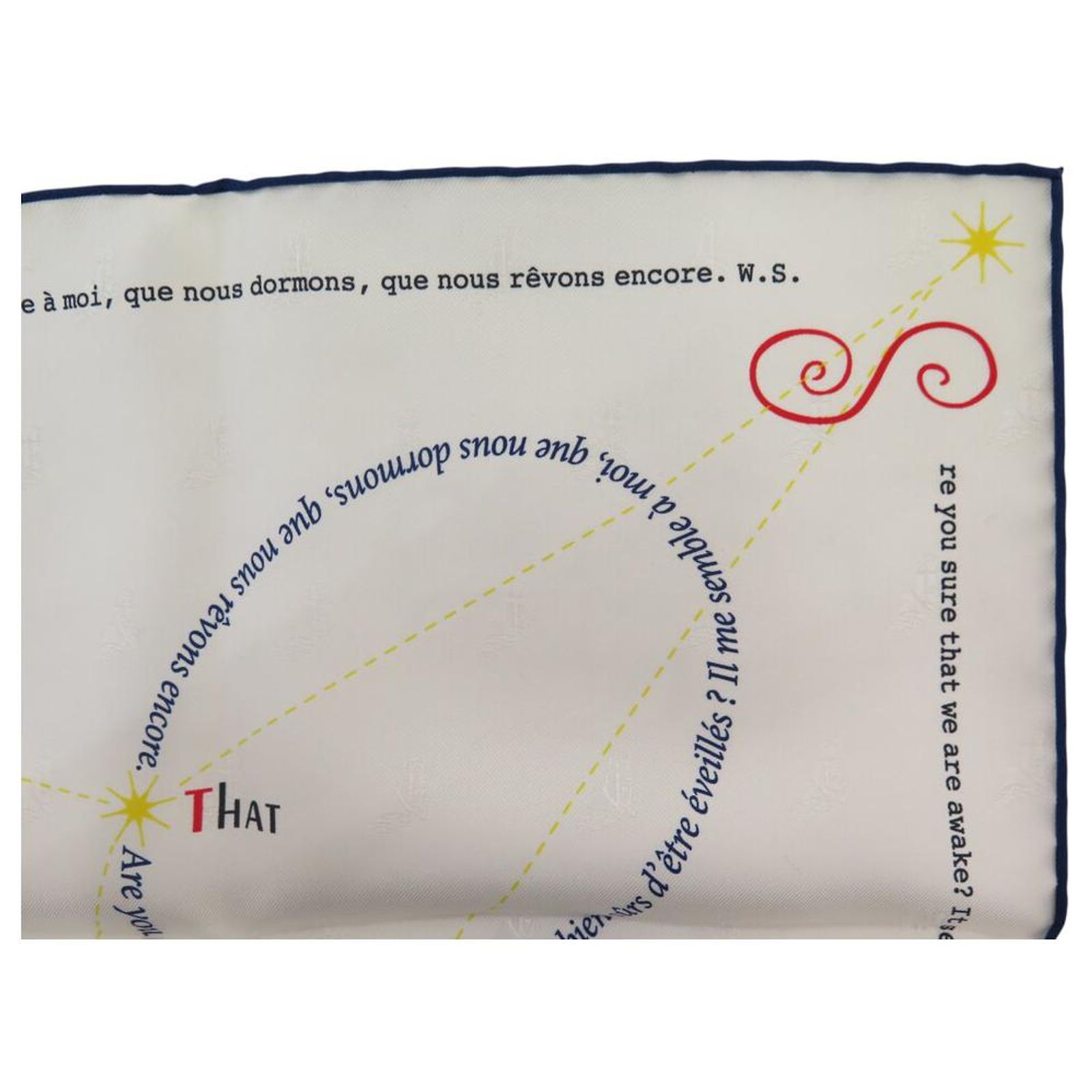 Foulard Hermès Carré 70 "In Pursuit Of Dreams" - Soie, Multicolore, Occasion Très Bon état