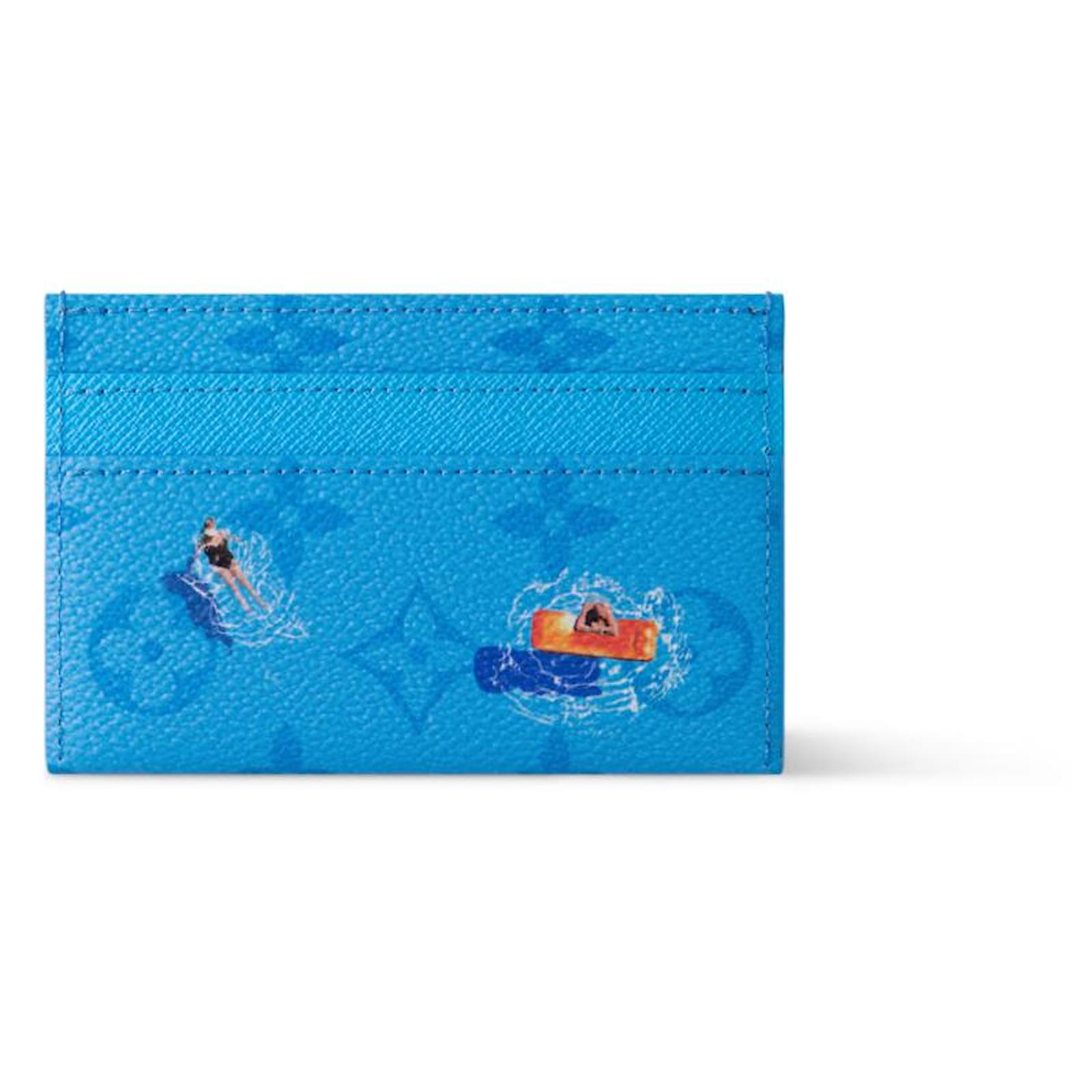 Louis Vuitton Pool Double Card Case Blue Lagoon - OS Louis Vuitton Pool Double Card Case Blue Lagoon - OS