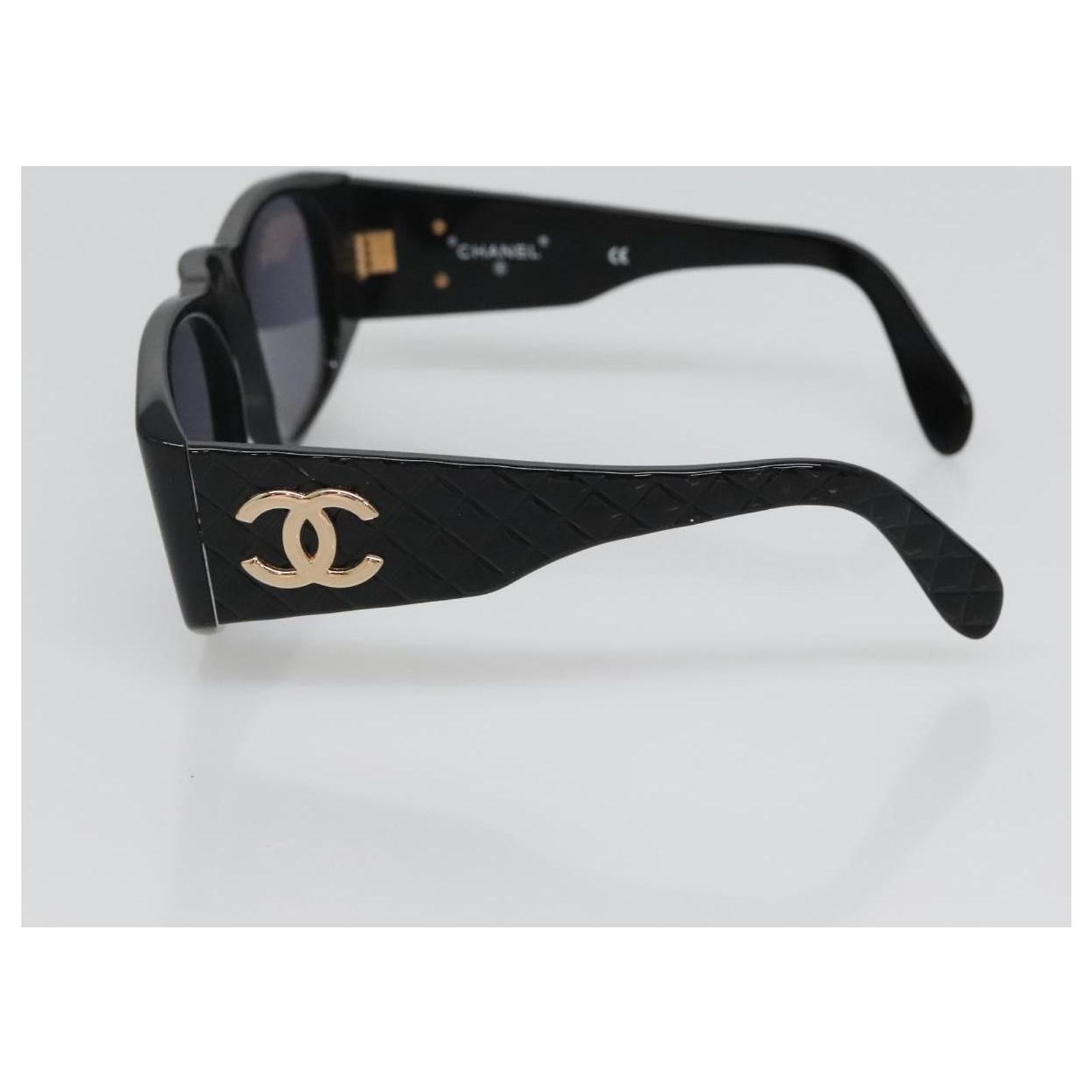 CHANEL Sunglasses plastic Black CC Auth yk19480 CHANEL Sunglasses plastic Black CC Auth yk19492 ref.2505288  main image 4