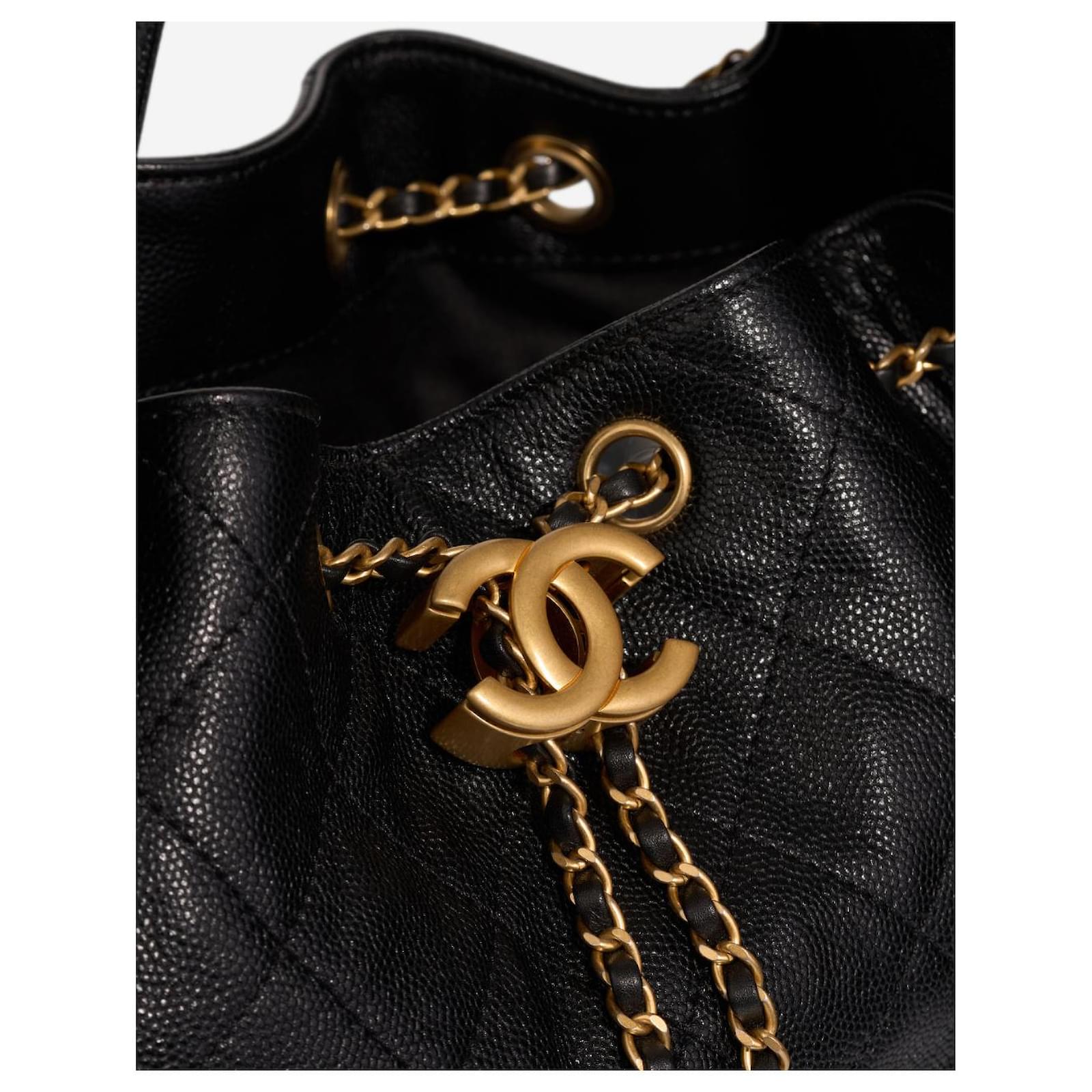 【CHANEL】 キルティング ブラックバッグ CHANEL Timeless/Classique Black Leather Bag - 102868 ref.JC2507328