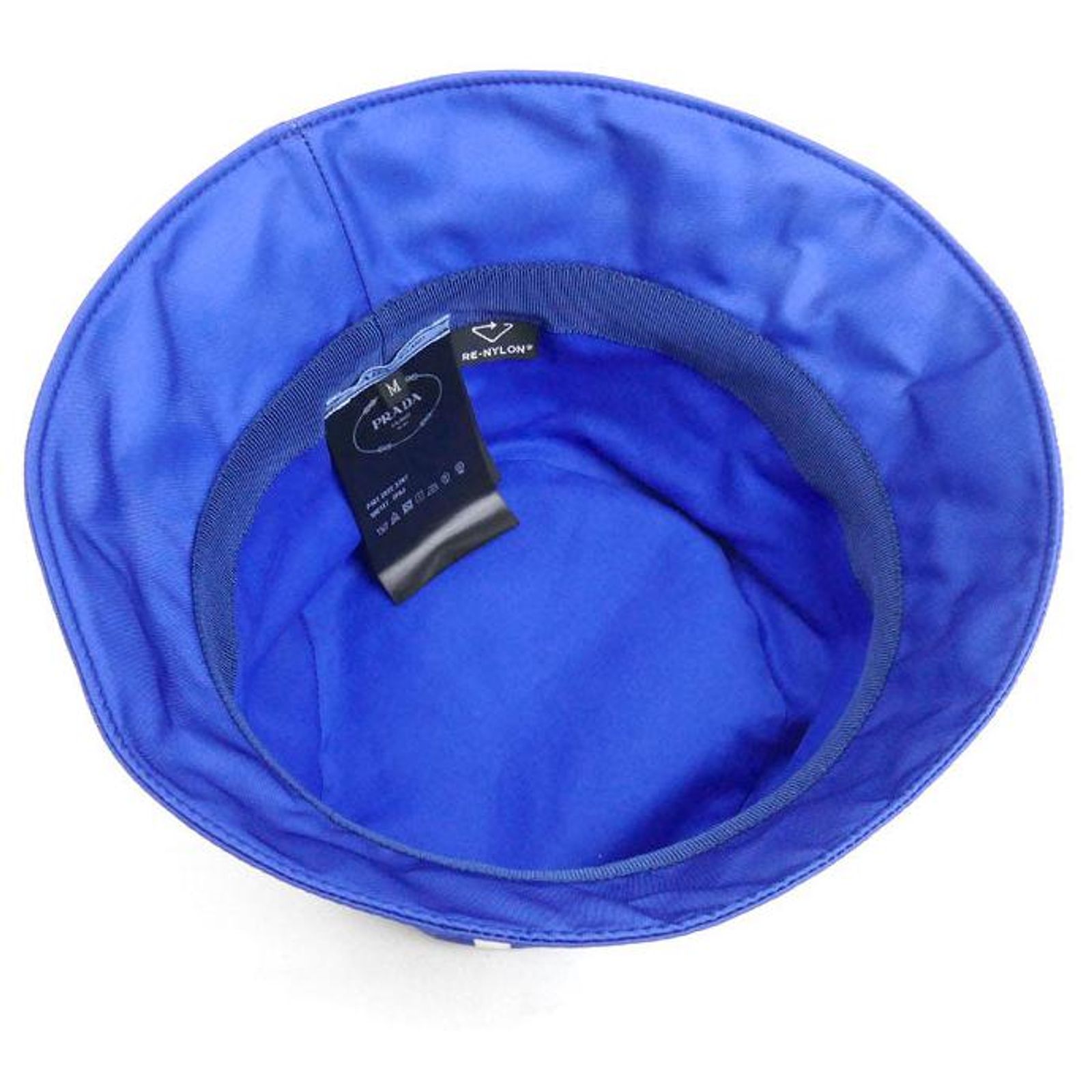 Prada Stripe Re-Nylon Hat Blue ref.2510304 - Joli Closet display picture 3