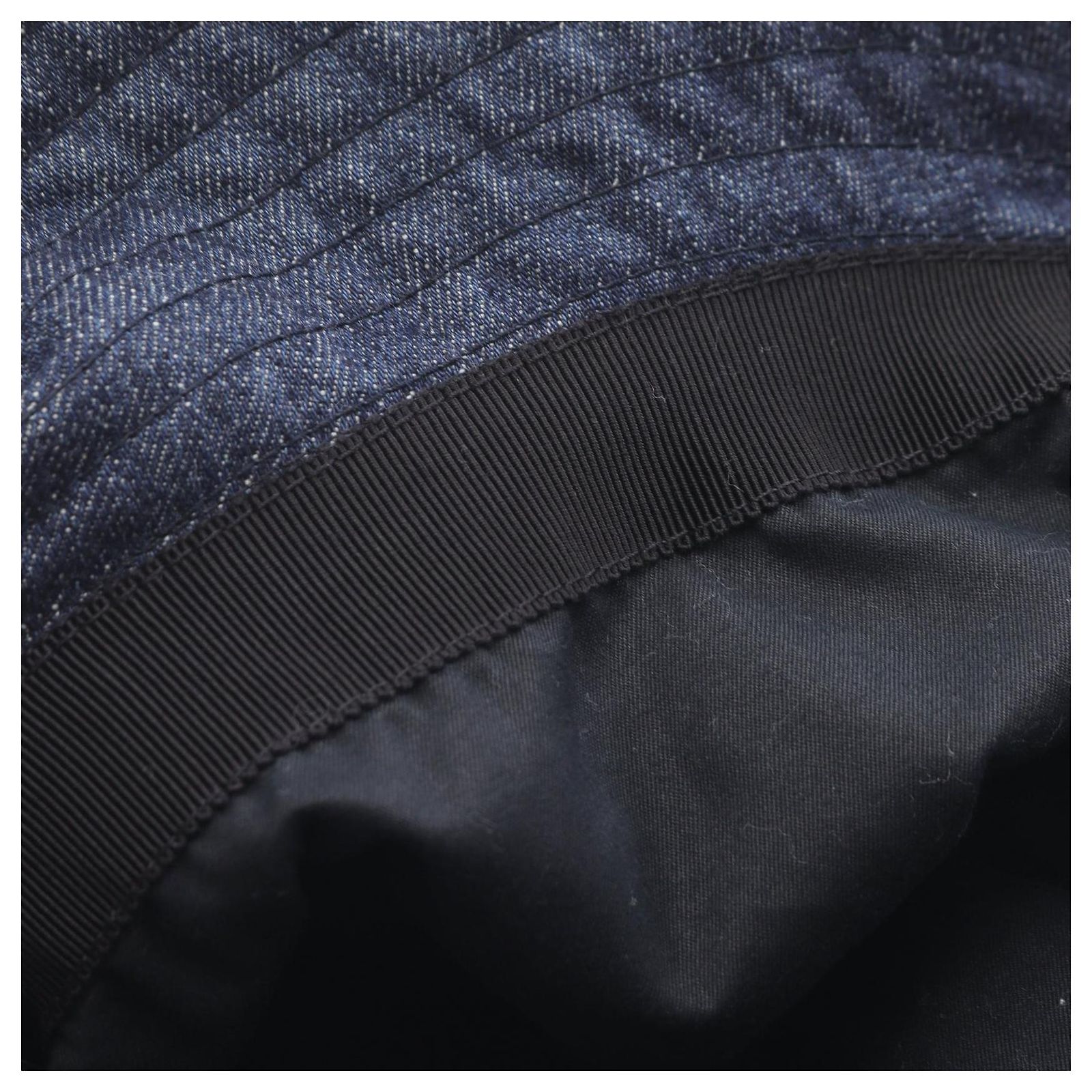 Prada 1HC250 Cotton Hat Blue ref.2510786 - Joli Closet display picture 2