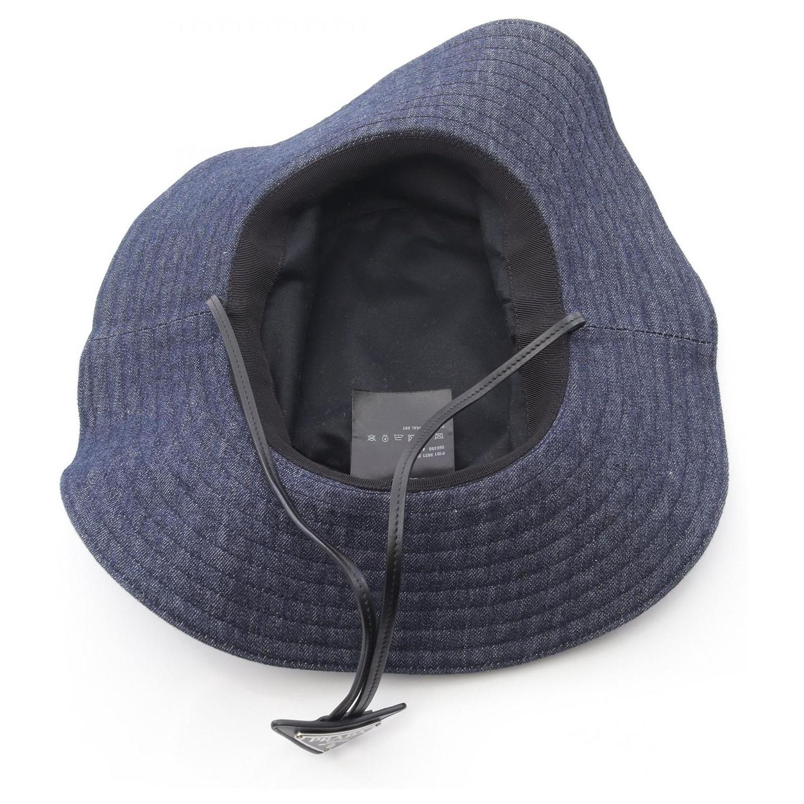 Prada 1HC250 Cotton Hat Prada 1HC250 Cotton Hat Blue ref.2510786 - Joli Closet main image 3