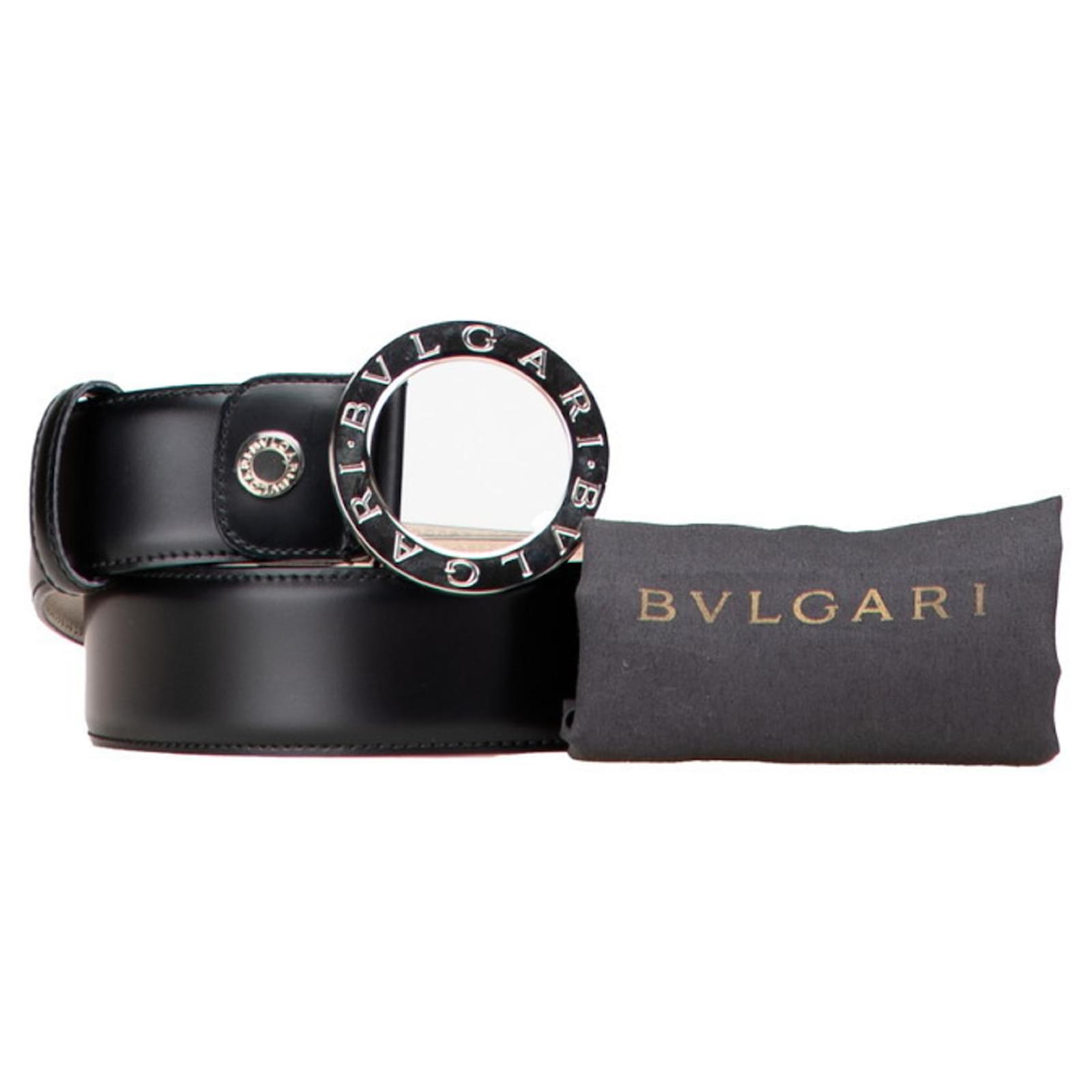 Bulgari Bvlgari Bvlgari Black Leather Women's Belt ref.JC2514846 Bulgari Bvlgari Bvlgari Black Leather Women's Belt ref.JC2514846