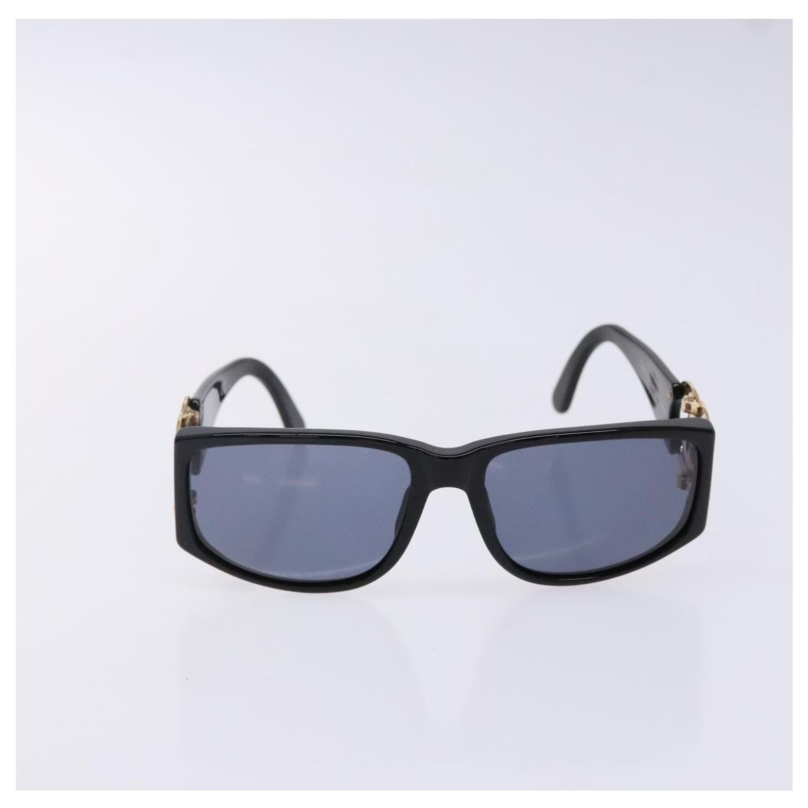 CHANEL Sunglasses plastic Black CC Auth yk19444 ref.2514953 