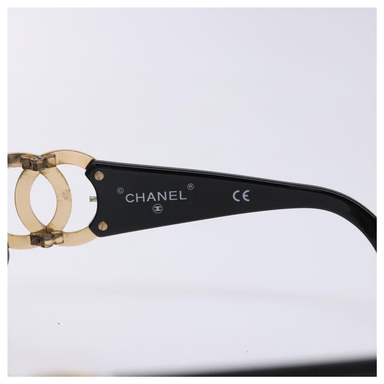 CHANEL Sunglasses plastic Black CC Auth yk19444 CHANEL Black Sunglasses Plastic ref.945723 - Joli Closet main image 4