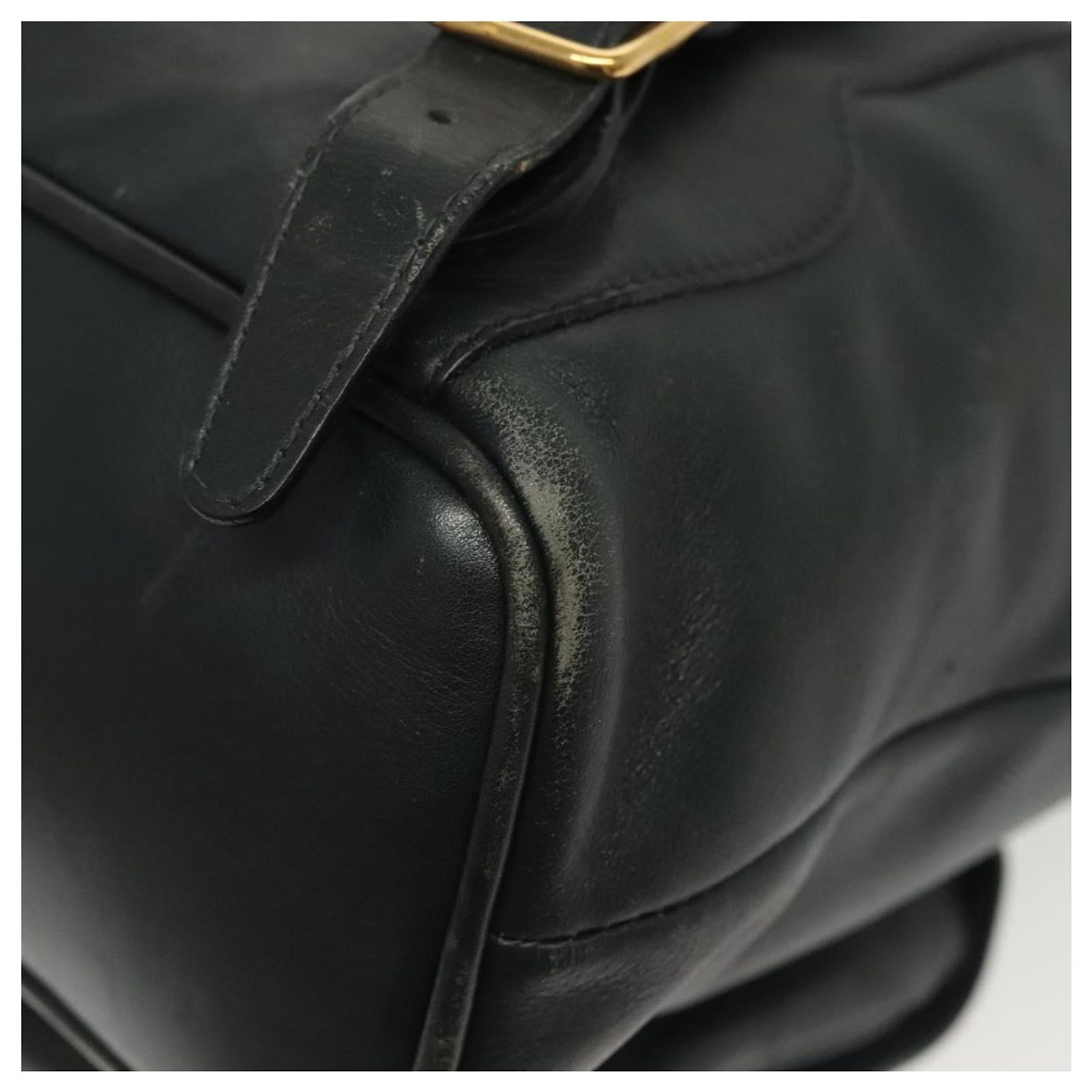 GUCCI Bamboo Backpack Leather Black Gold 003 2058 0016 Auth ep10615 GUCCI Bamboo Backpack Leather Black Gold 003 2058 0016 Auth  main image 3
