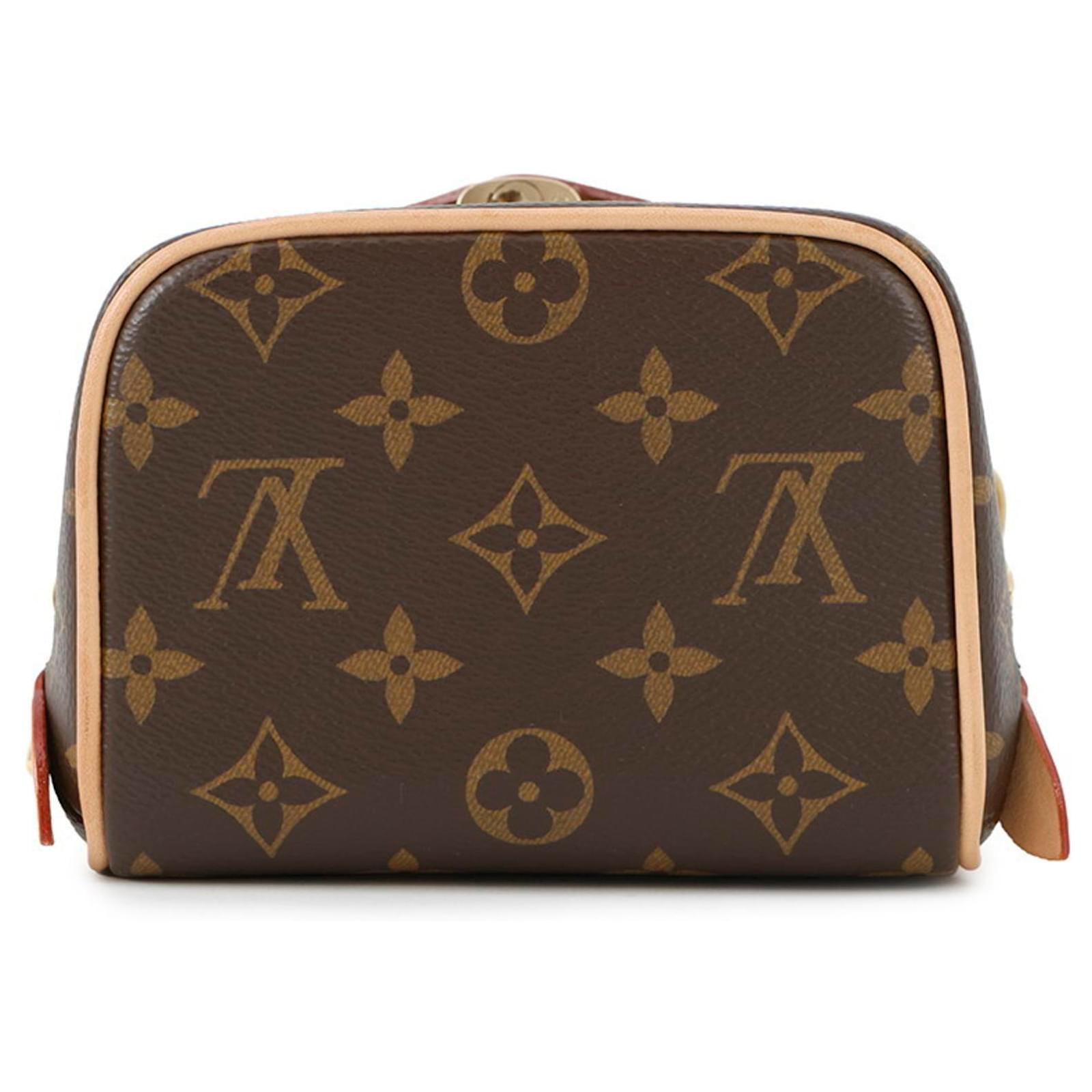 Louis Vuitton Monogram Just-in-Case Shoulder Bag Beige Patent