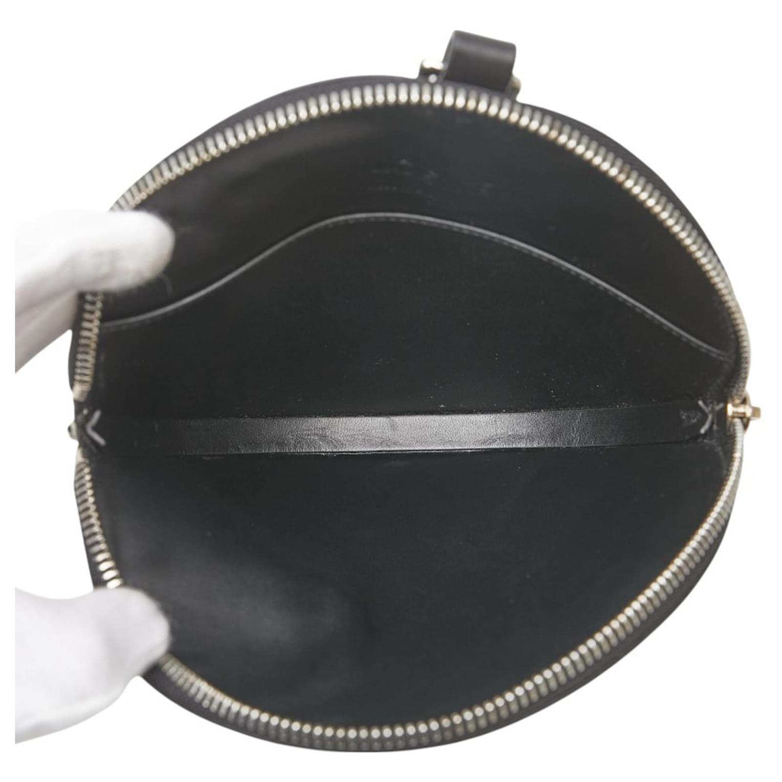 Loewe Anagram Cookie Pouch in Black Leather ref.2515279 - Joli Closet