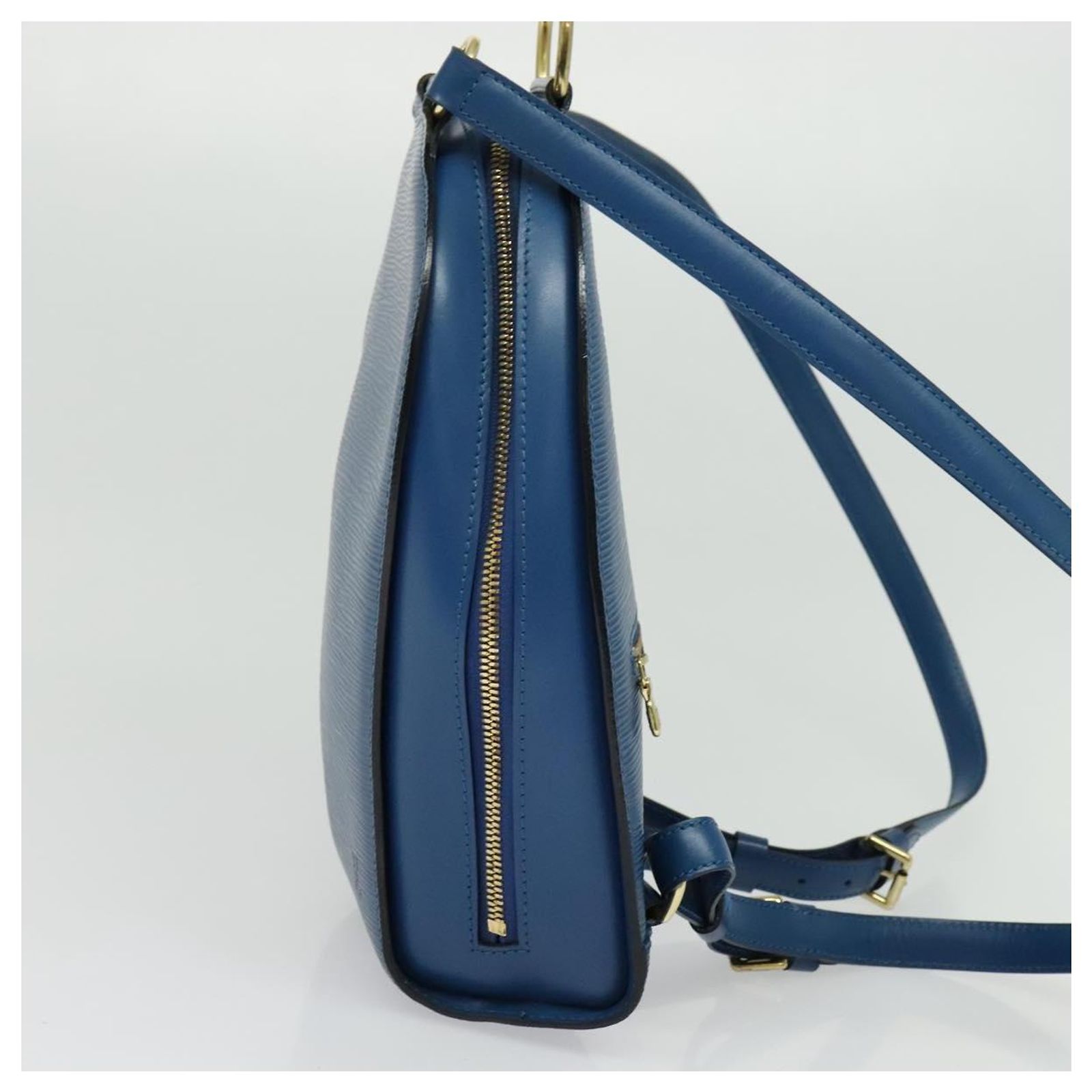 LOUIS VUITTON Epi Mabillon Backpack Blue M52235 LV Auth  display picture 2