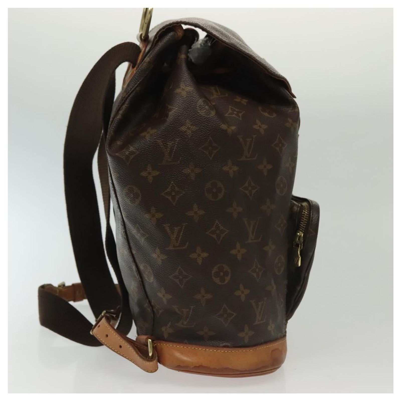 LOUIS VUITTON Monogram Montsouris GM Backpack M51135 LV Auth  display picture 3