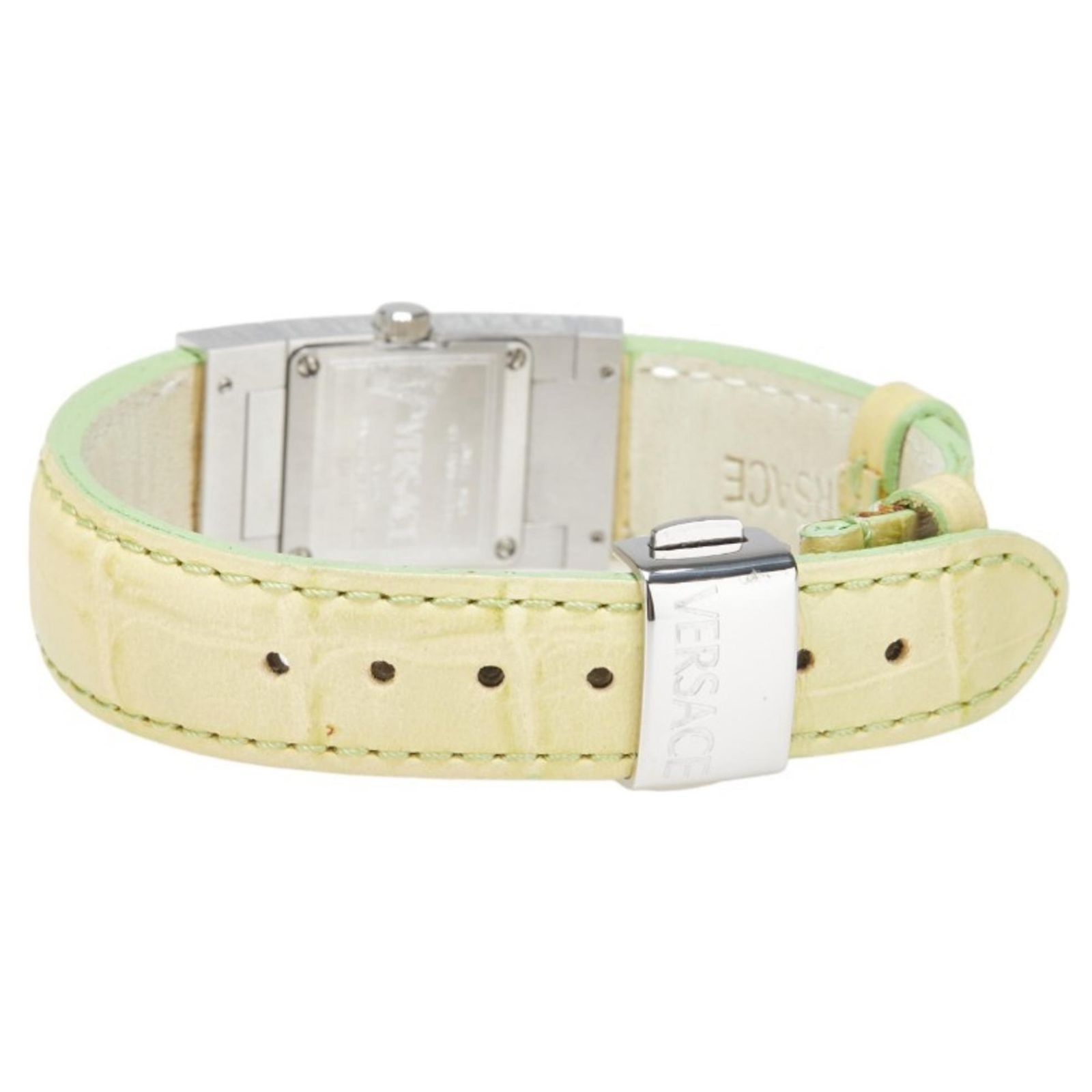 Versace ASQ99 Quartz Watch, Green Dial, Stainless Steel, Leather, Women\'s Versus Versace Brick Lane Ladies Green Dial Watch +  main image 4