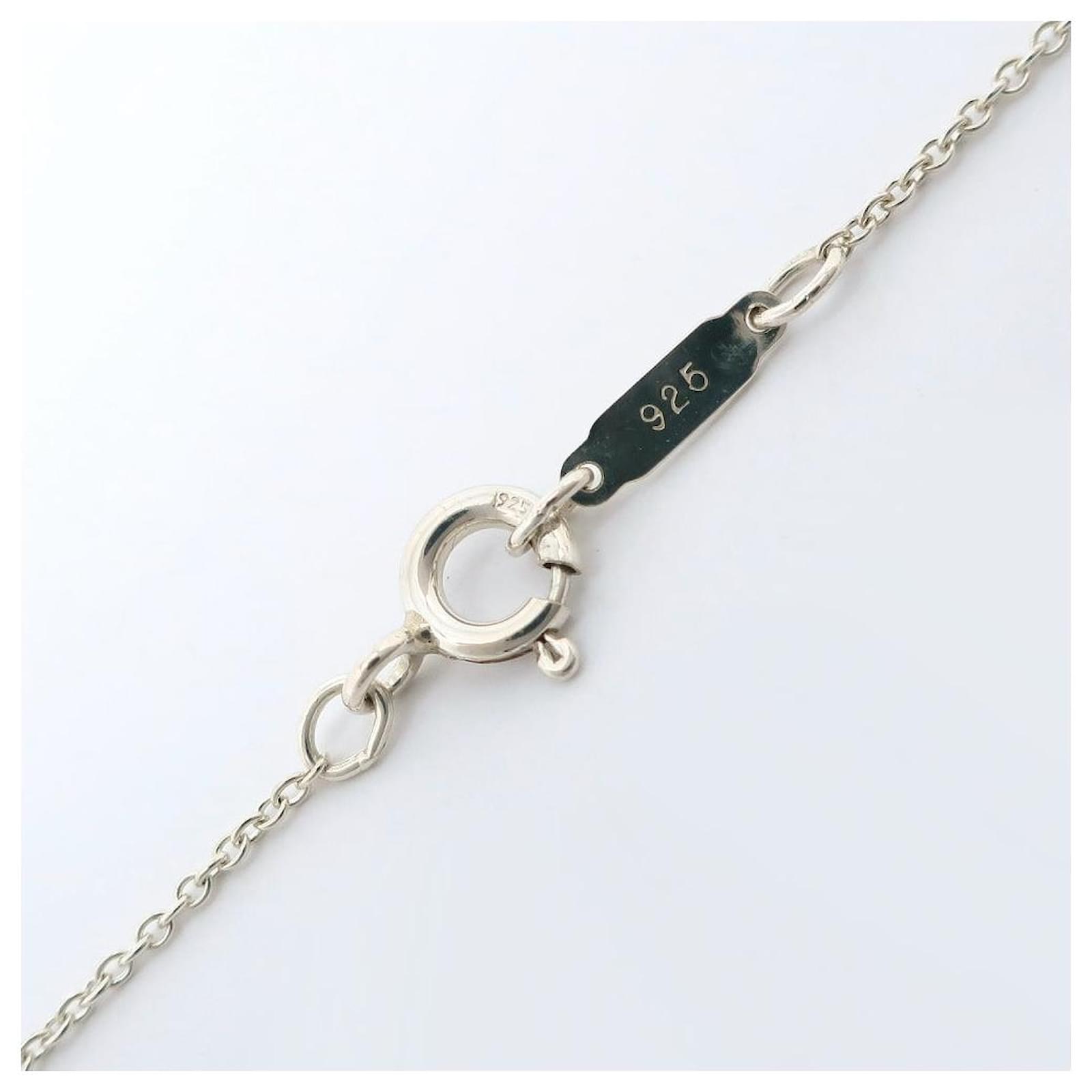 Tiffany & Co Tiffany Triple Star Silver 925 Necklace Silvery Metal